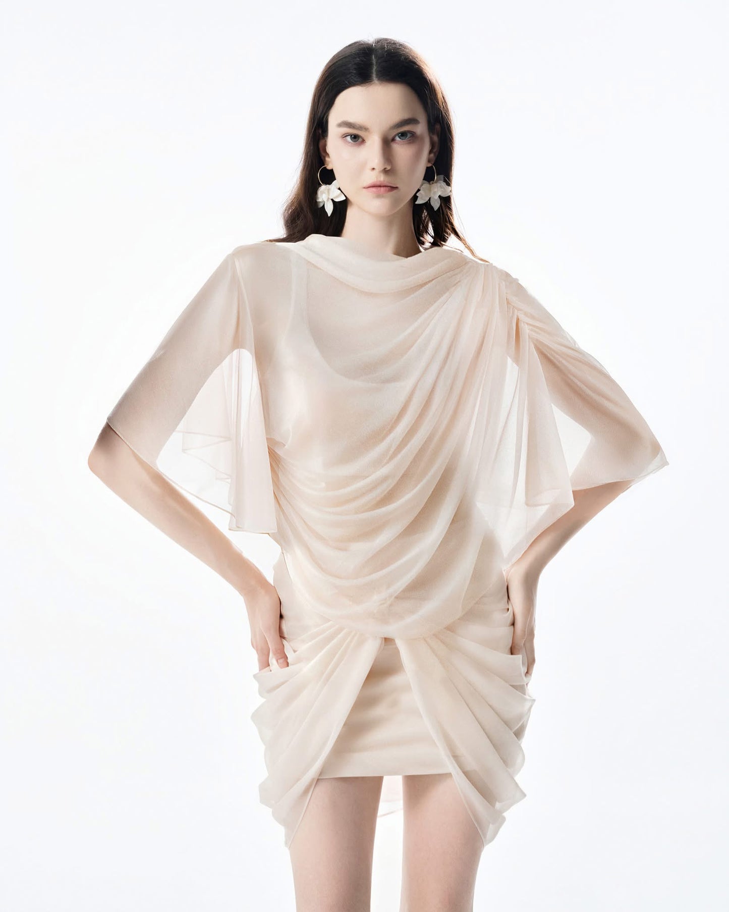 MUSTHAVE Nude Top & Mini skirt