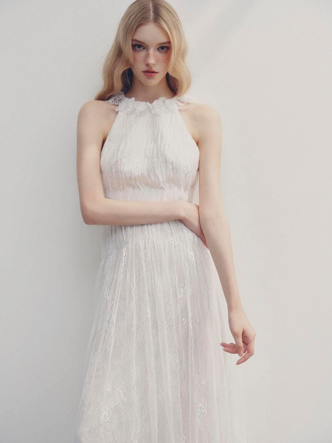 DELICIAE White Kiara Maxi Dress