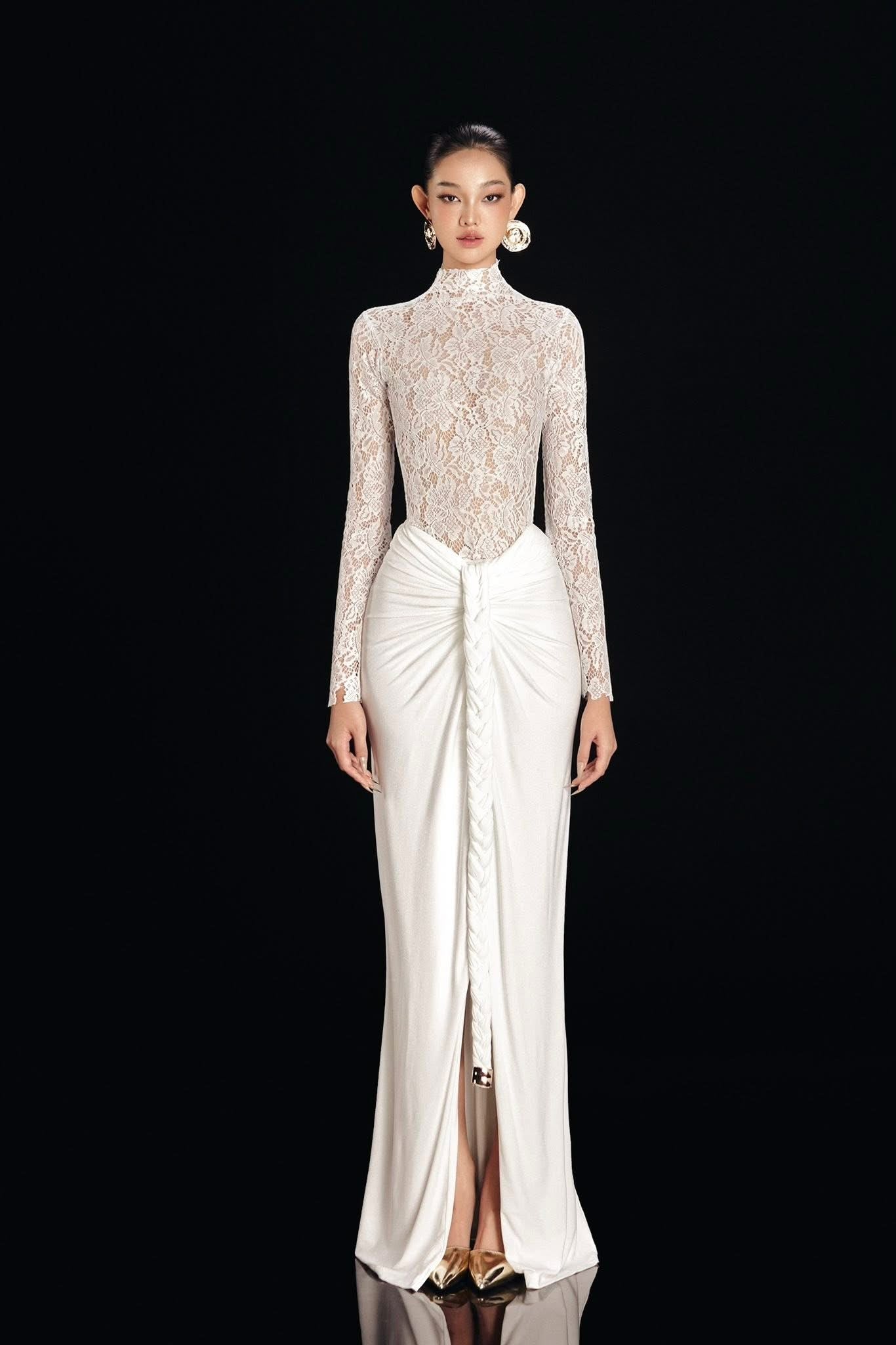 MAEL FEMME White Top & Maxi Skirt
