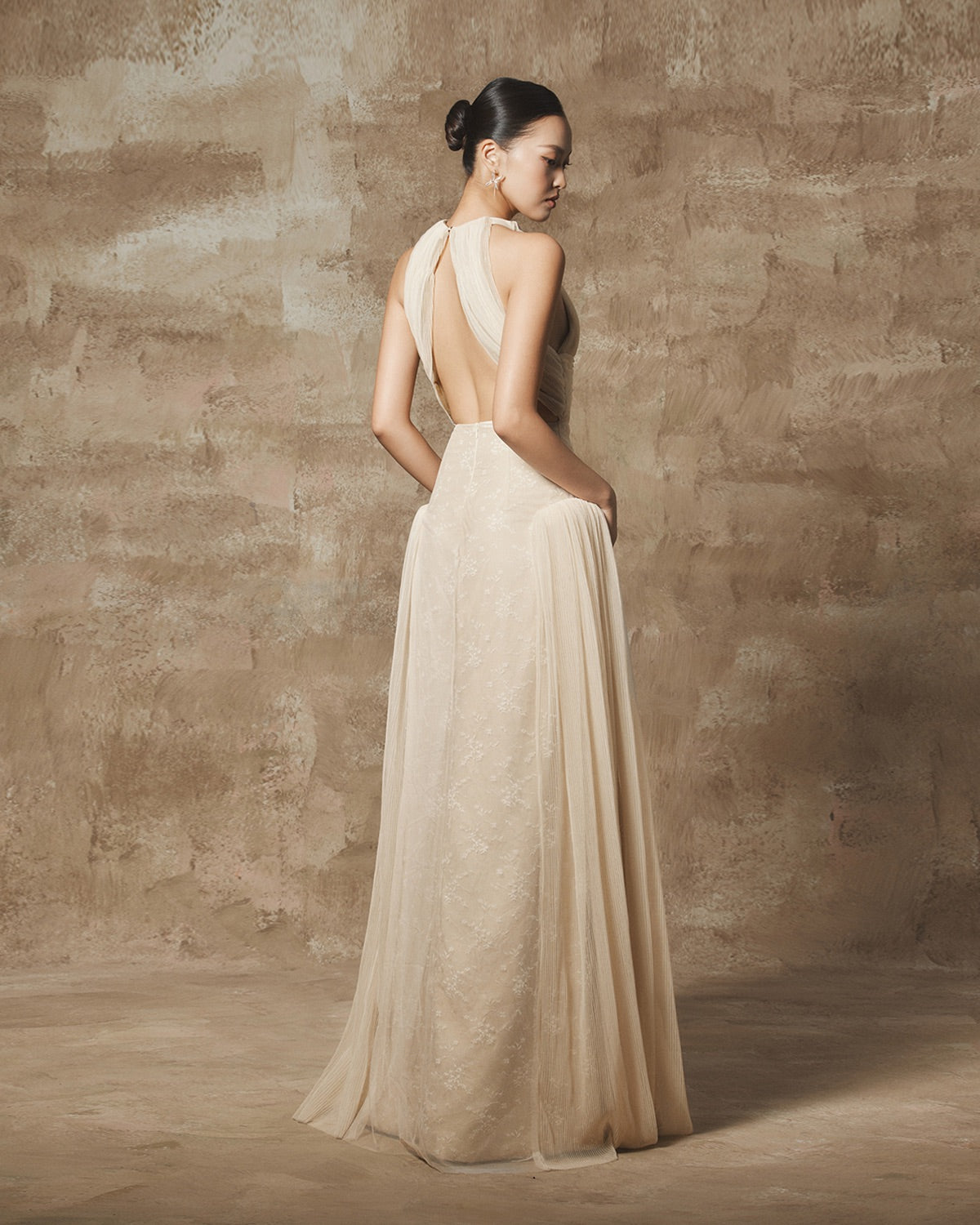 BYDI Fairycore Elegant White Monde Maxi Dress
