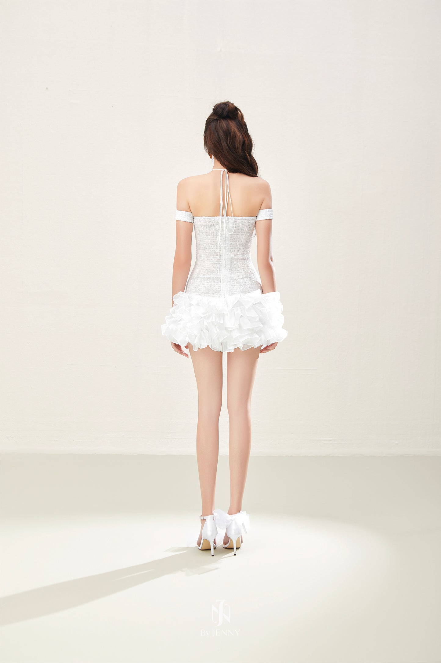 BY JENNY White Marina Mini Dress