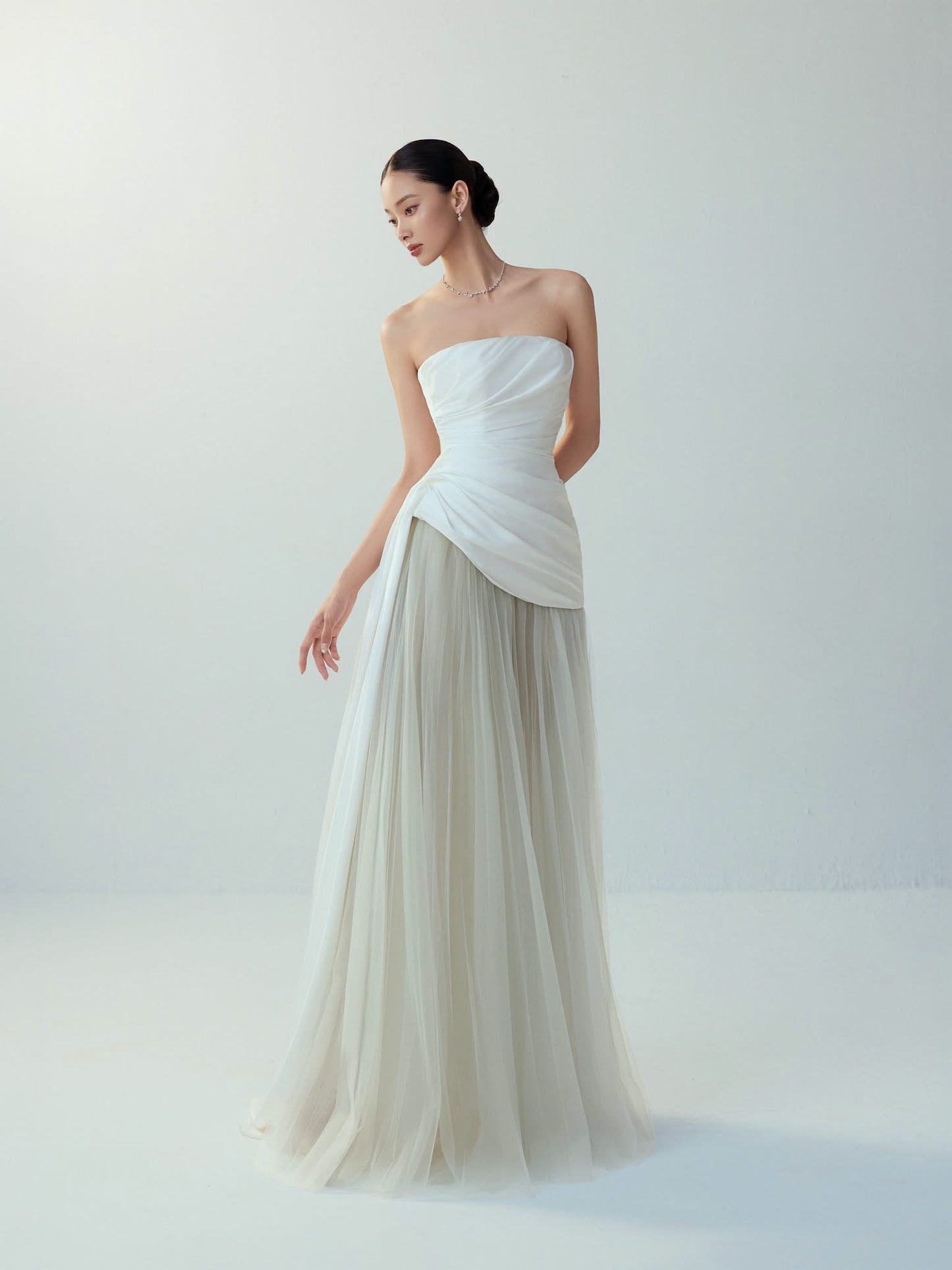 BYDI Elegant Vacation White Lune Maxi Dress
