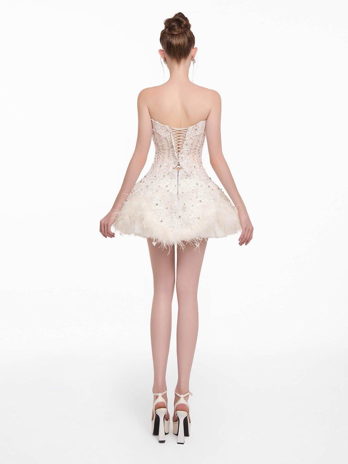 White Reverie Mini Dress