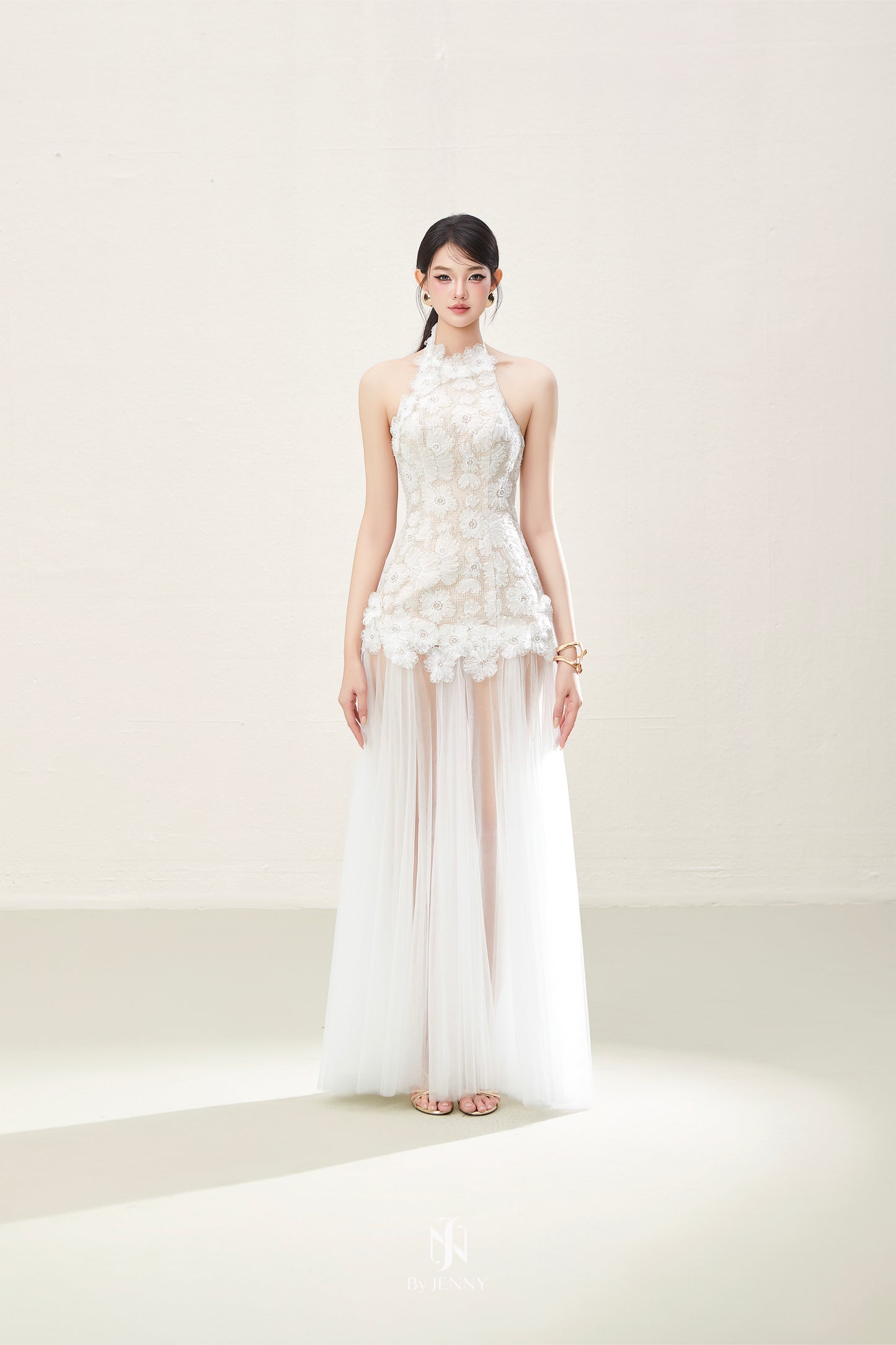 BY JENNY White Liora Maxi Dress