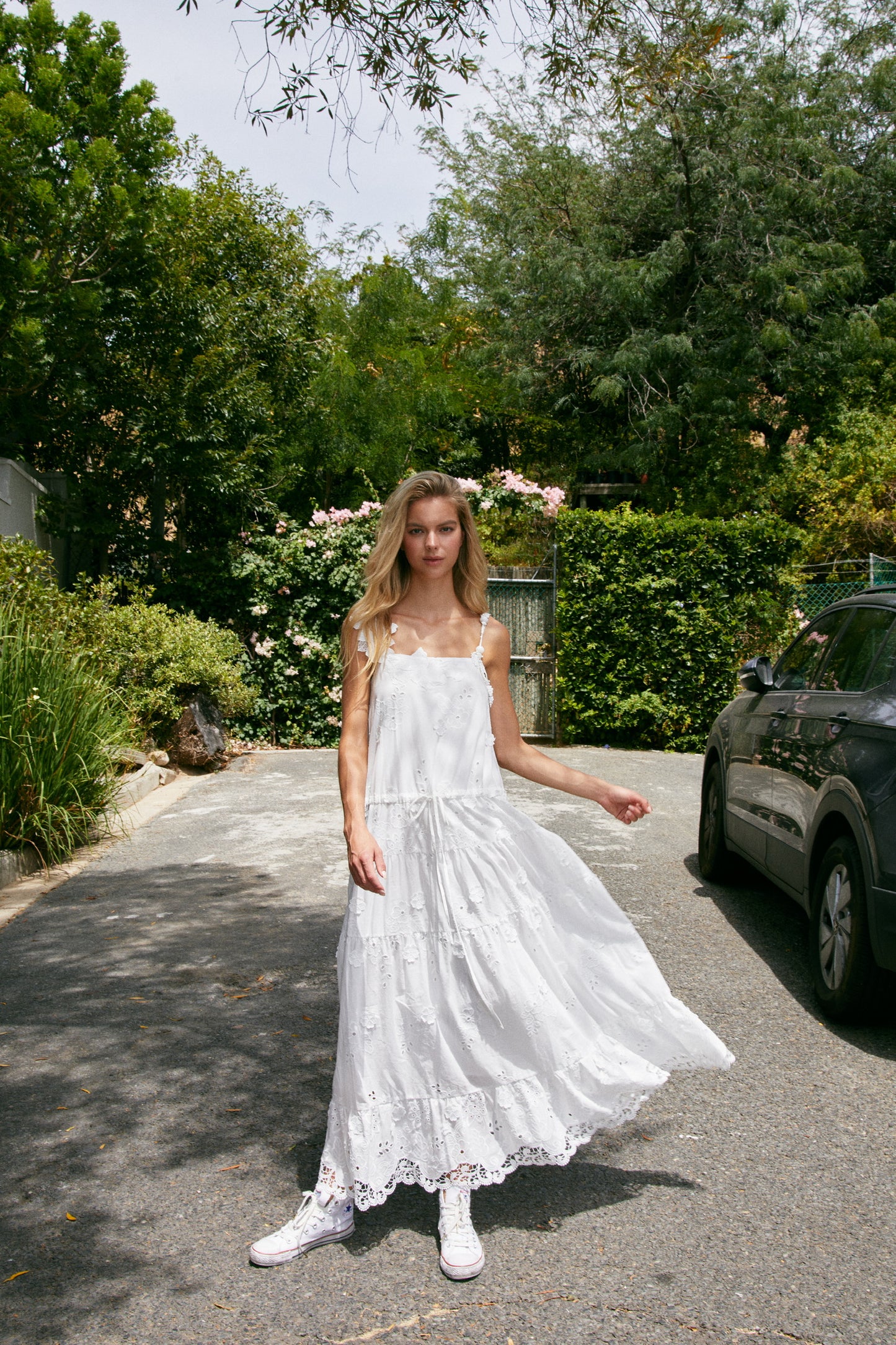 MIN PURA White Vacation Sweet Lerato Maxi Dress