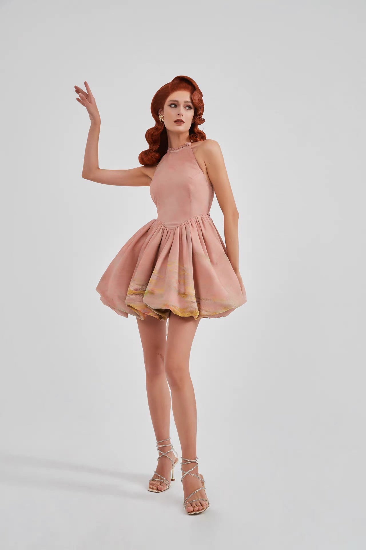 CALLRINDUCK Hanging Neck Mini Dress （Sales）