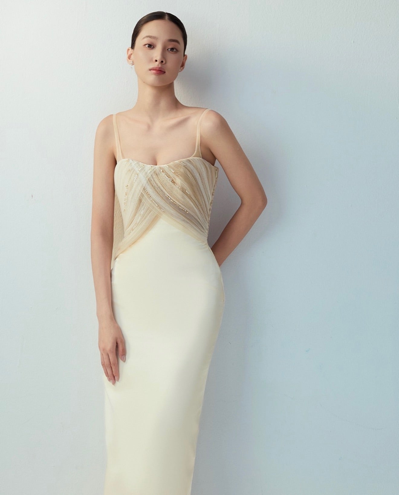 BYDI Elegant Vacation White Niel Maxi Dress