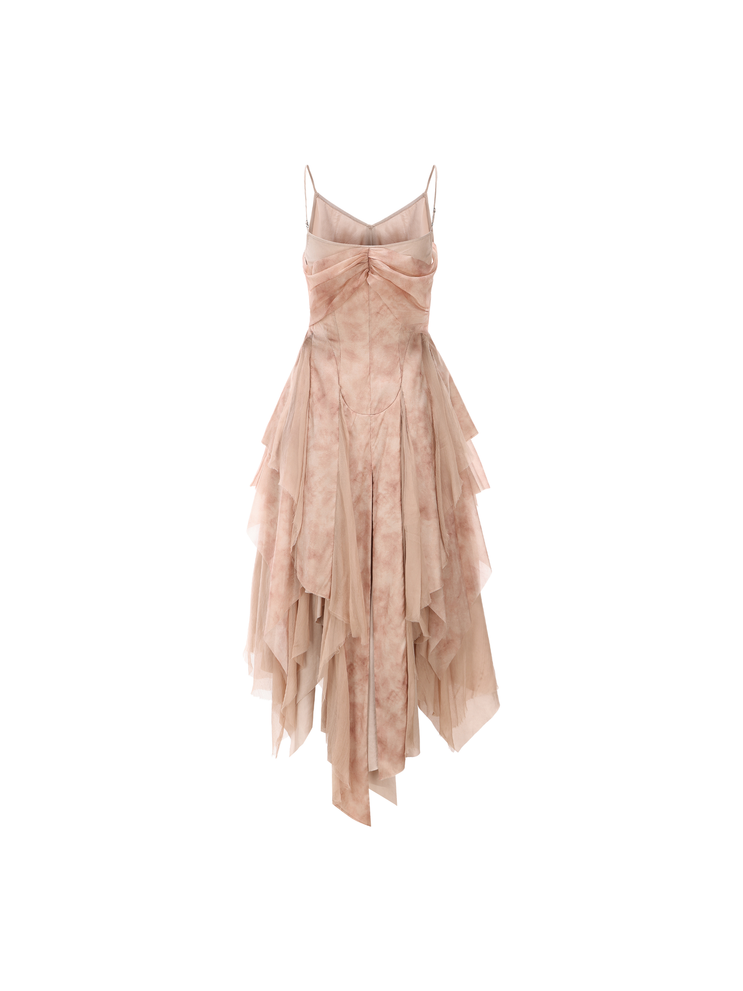 Elywood beige bisque off- shoulder camisole maxi dress