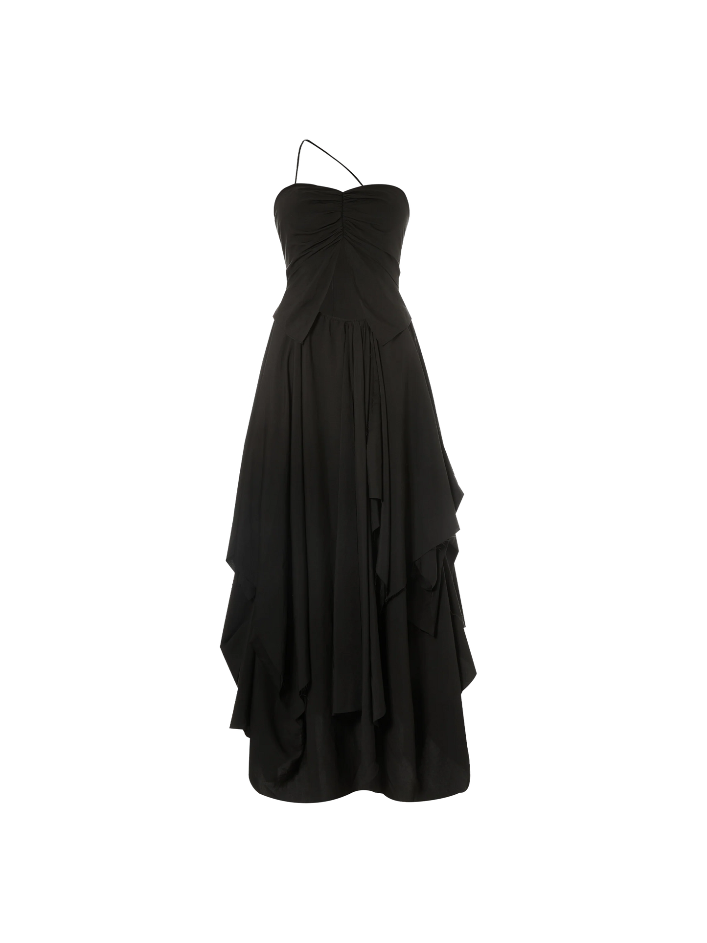 ELYWOOD BLACK LOOSE MAXI DRESS