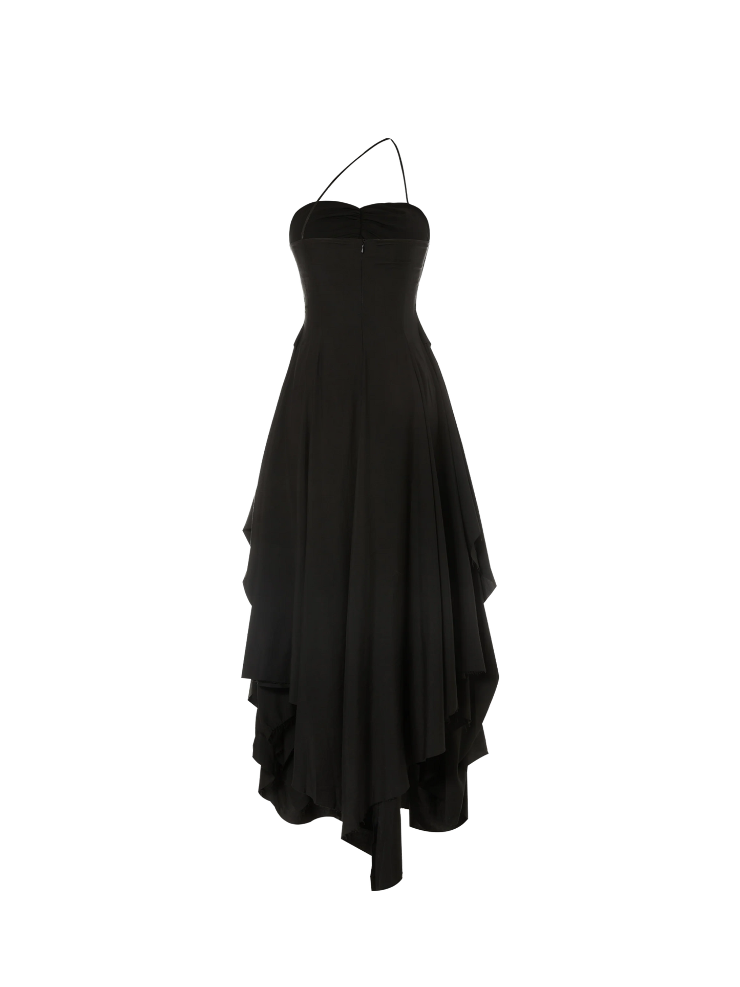 ELYWOOD BLACK LOOSE MAXI DRESS