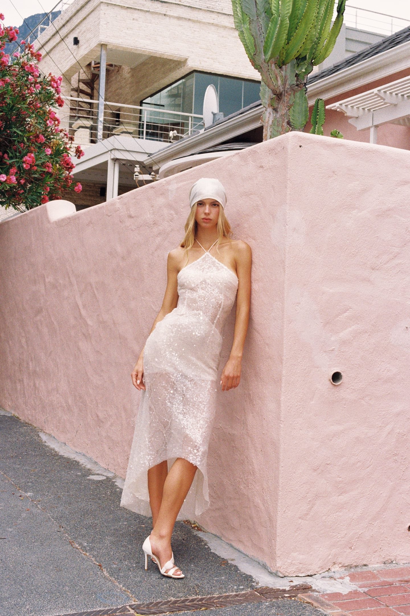 MIN PURA White Vacation Sweet Zephyr Maxi Dress