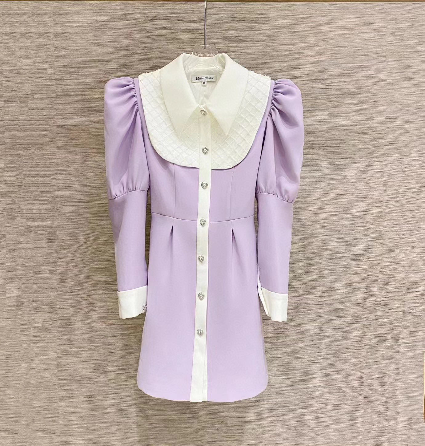 MASION WESTER Purple Mini Dress （Sales）