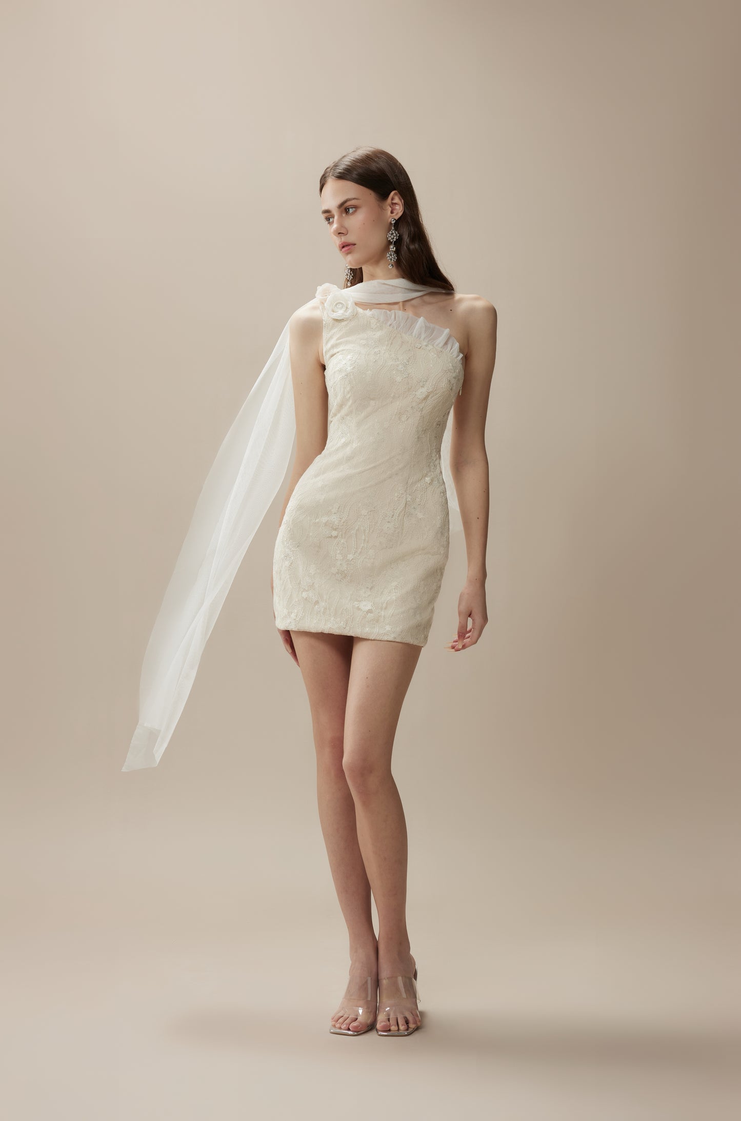 FA SOGNO White Mini Dress