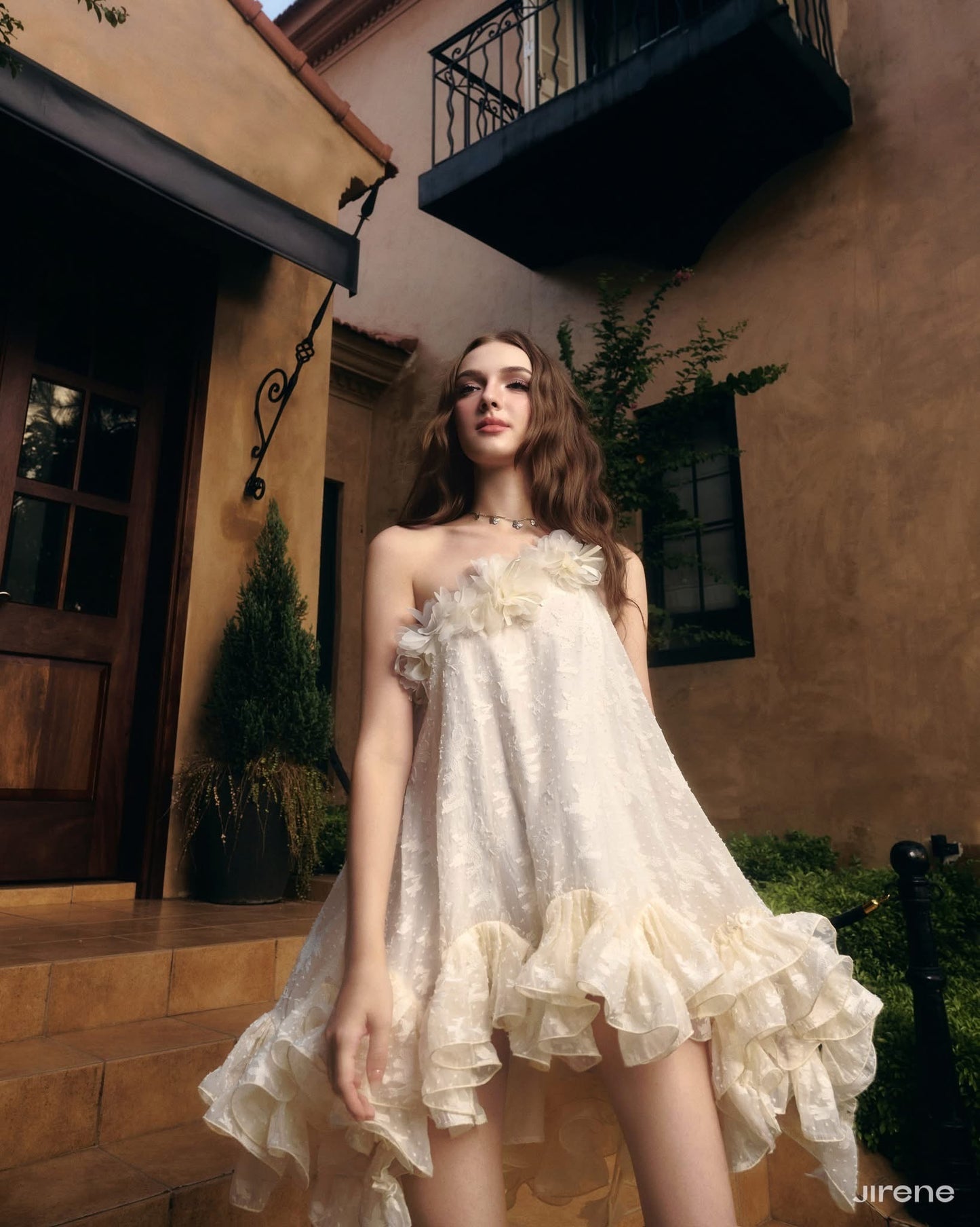 JIRENE White Pixie Mini Dress