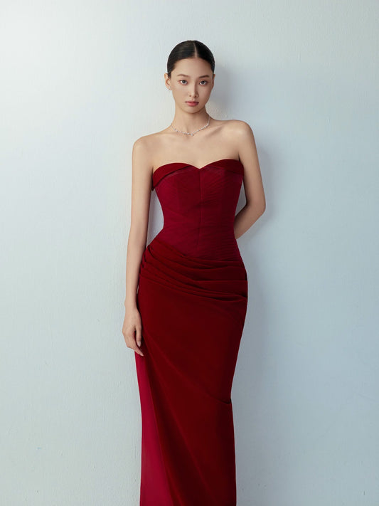BYDI Elegant Vacation Red Eden Maxi Dress