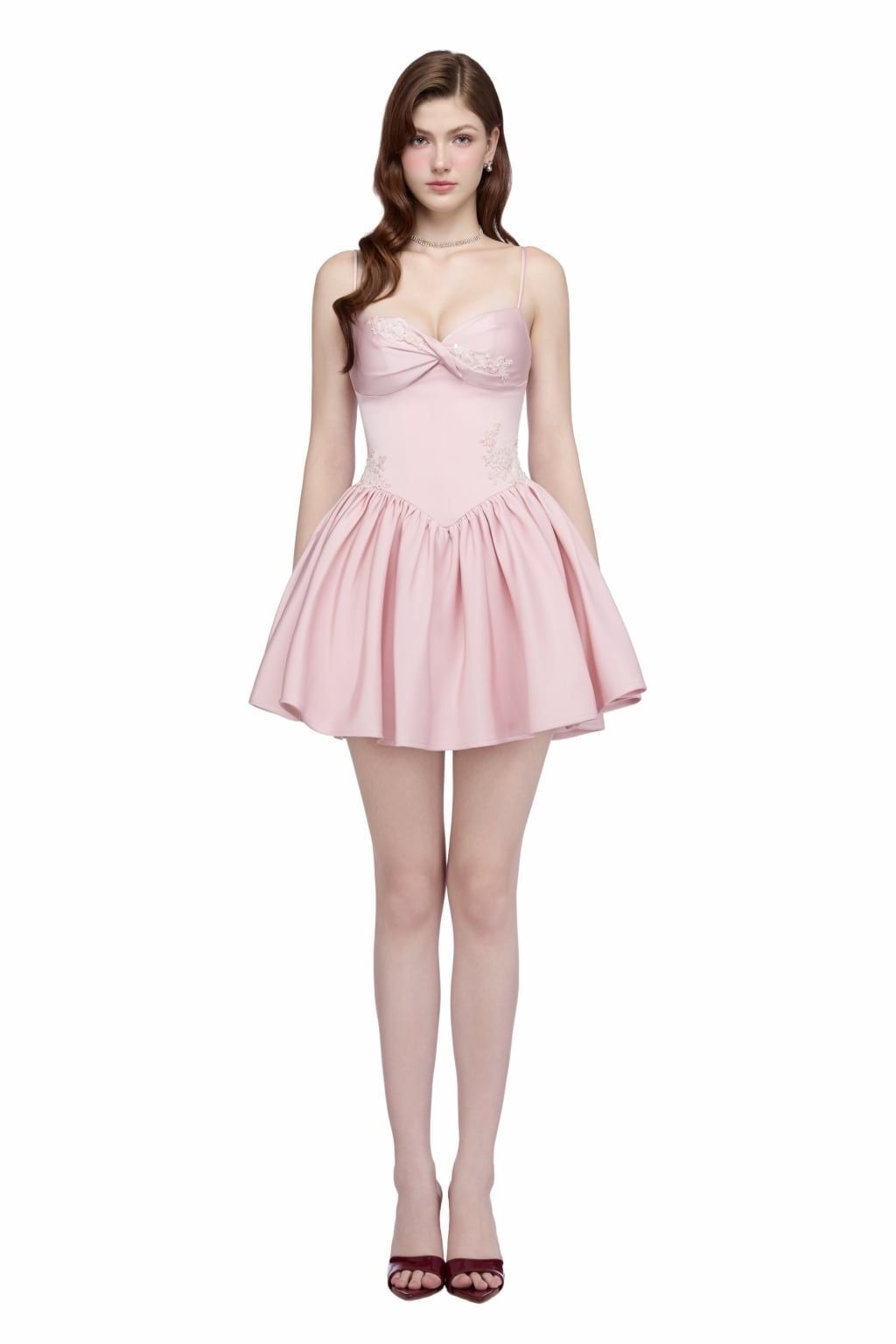 JUBIN Pink Monroe Mini Dress