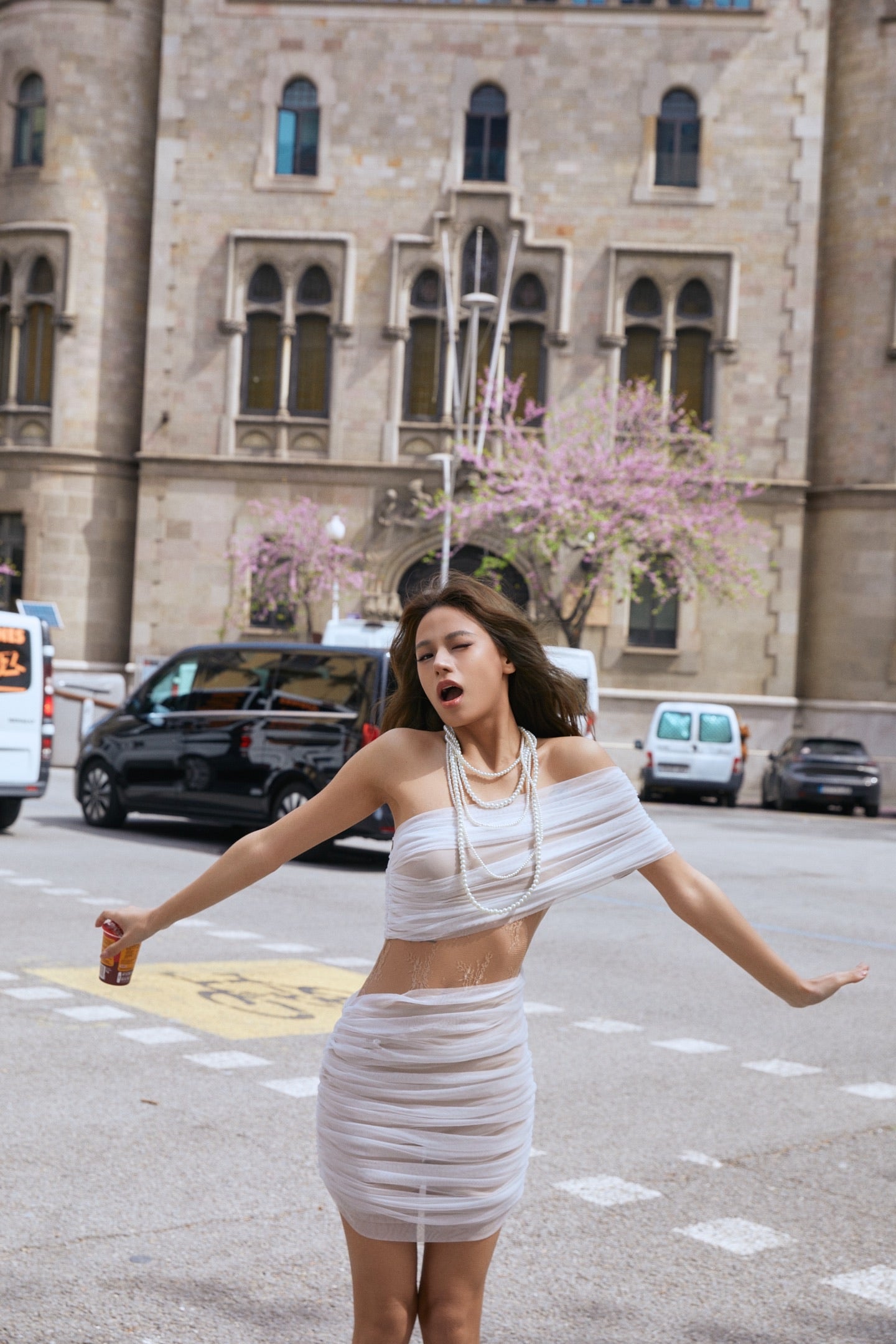 MINPURA White Mini Dress