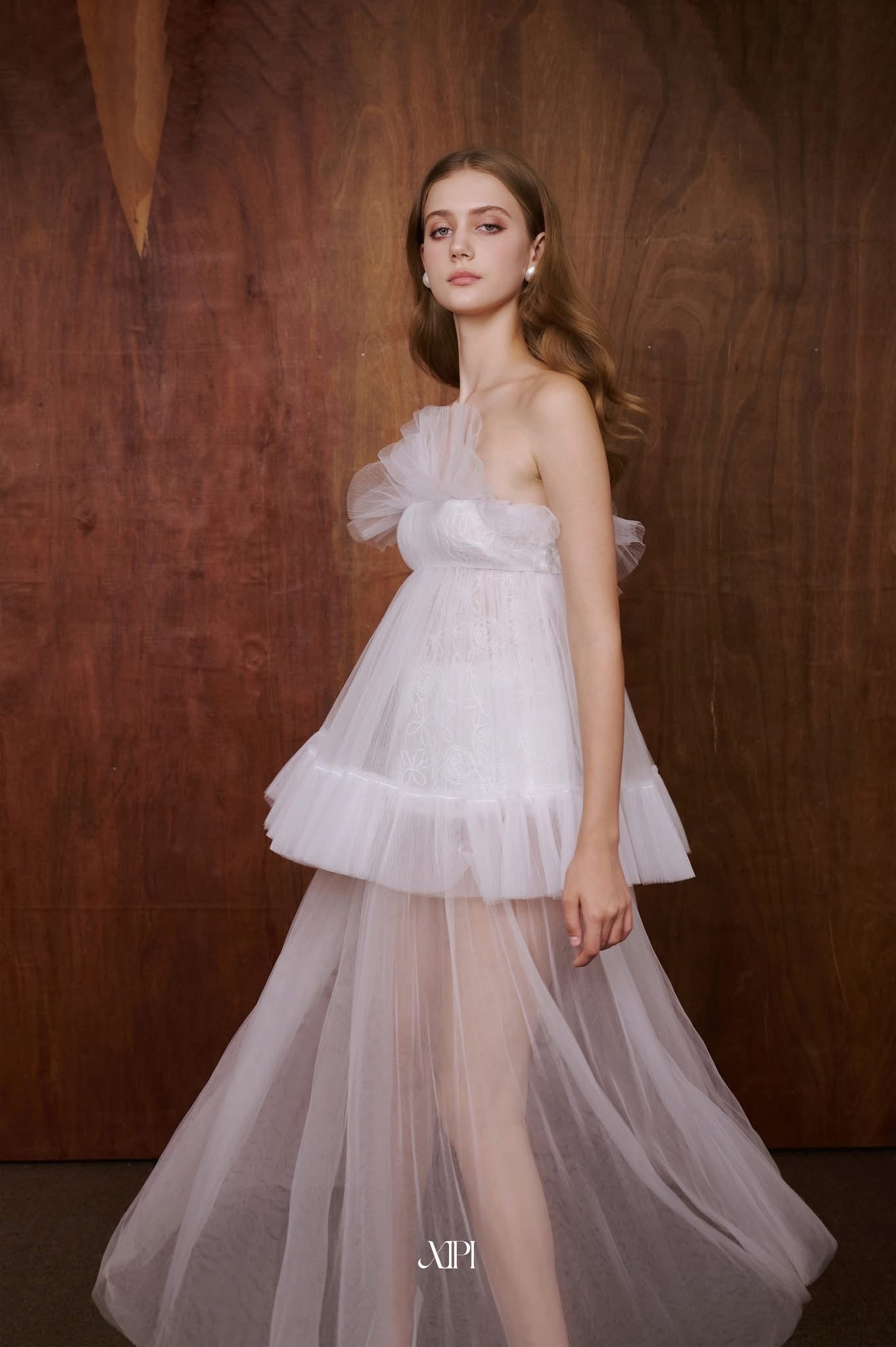 XIPI White Dahlia Mini Dress