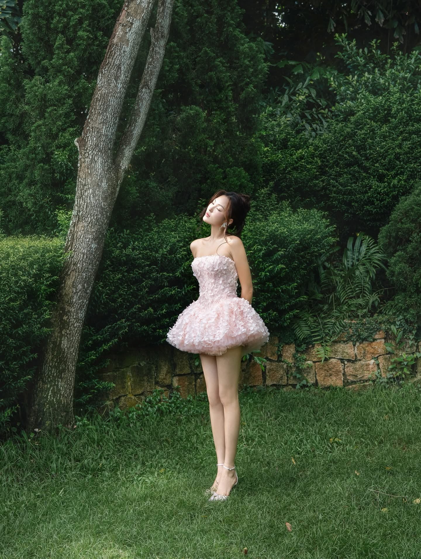 LANE CI Pink Misa Mini Dress