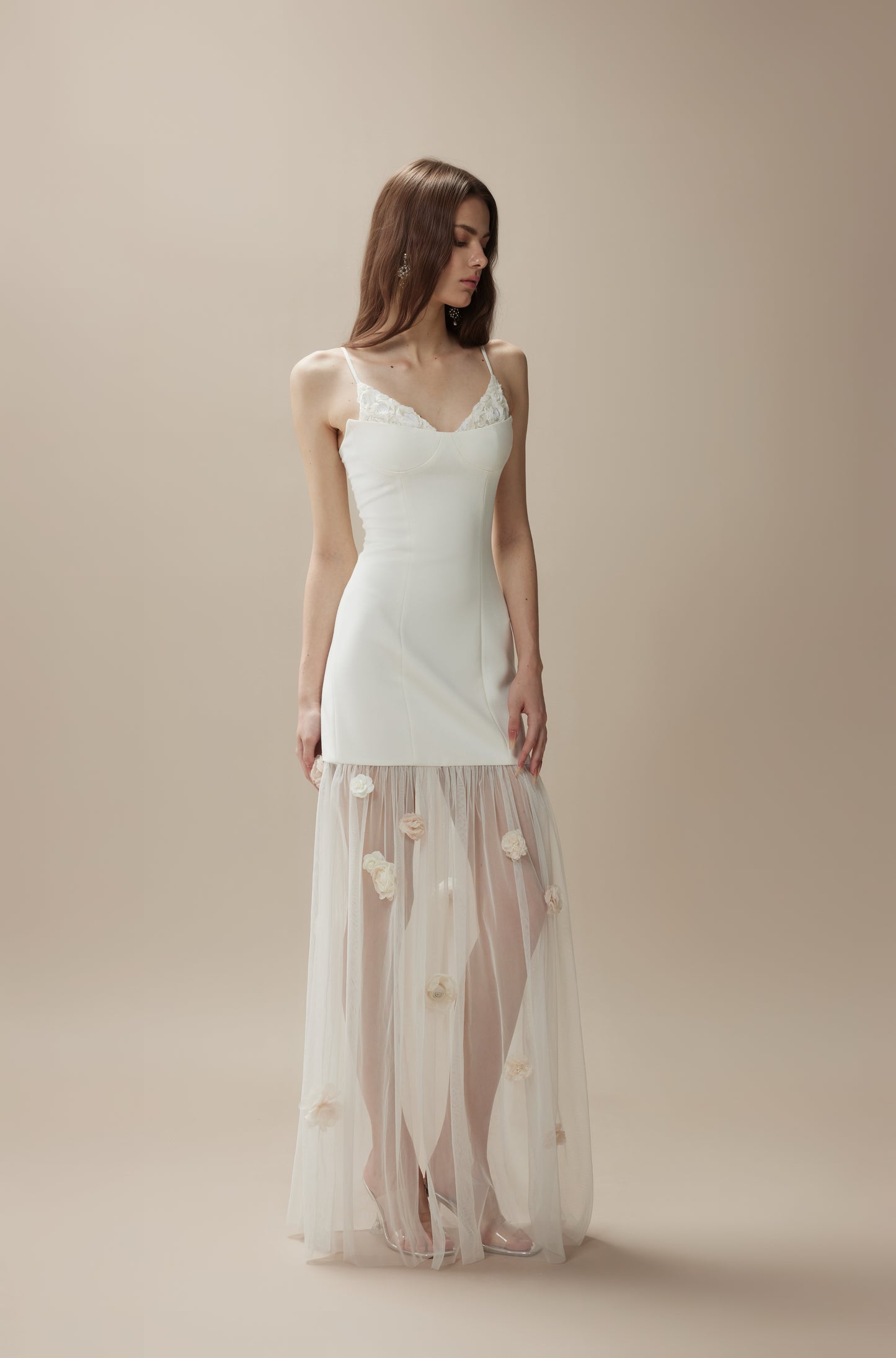 FA SOGNO White Maxi Dress