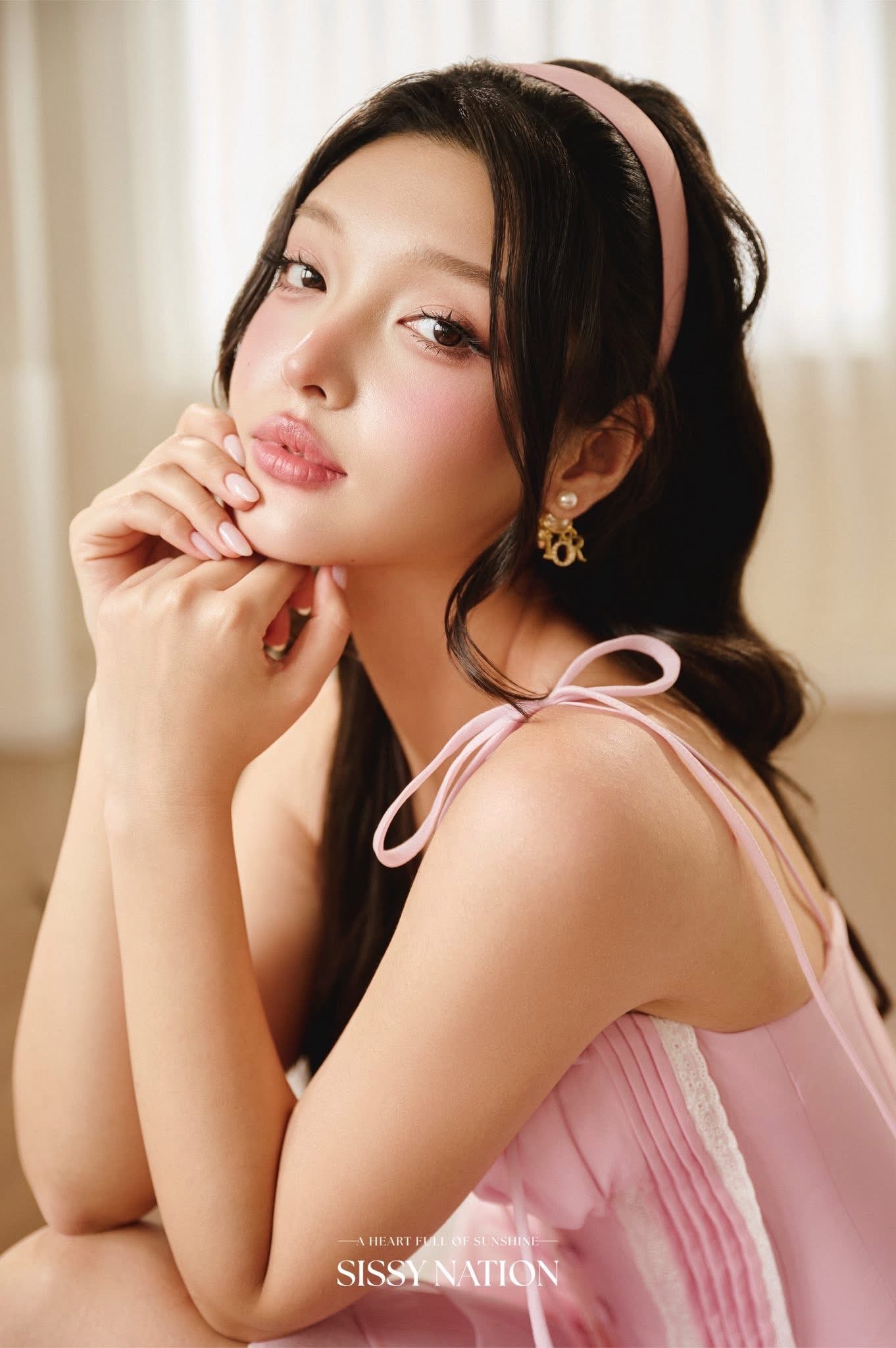 SISSY NATION Pink Sweet Cherry Corset Mini Dress