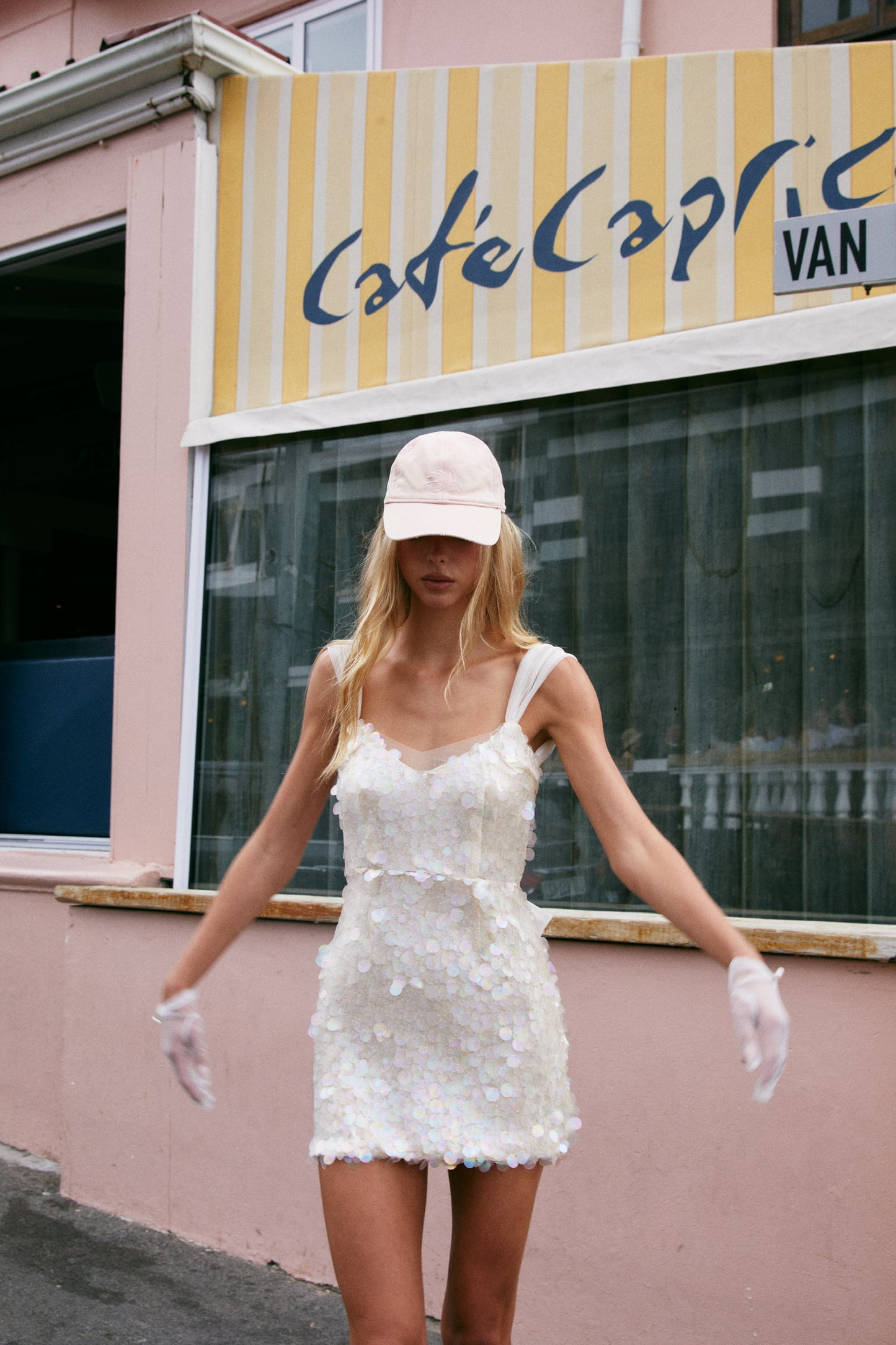 MIN PURA White Vacation Sweet Evening Imvula Mini Dress