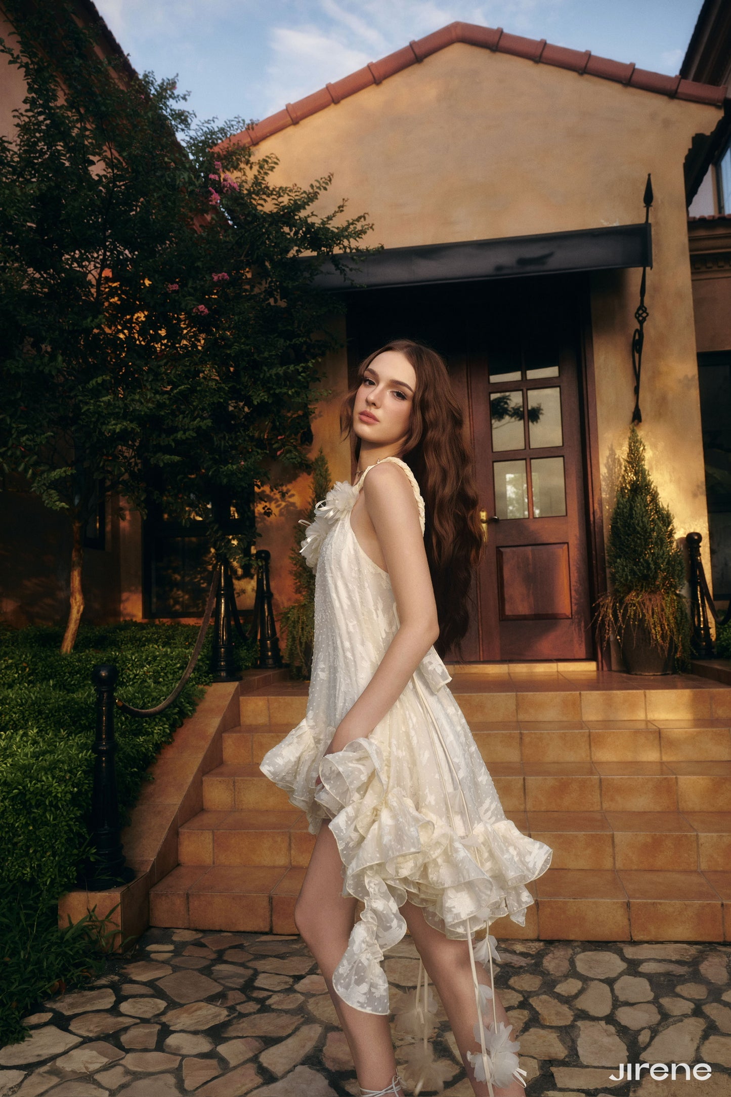 JIRENE White Pixie Mini Dress