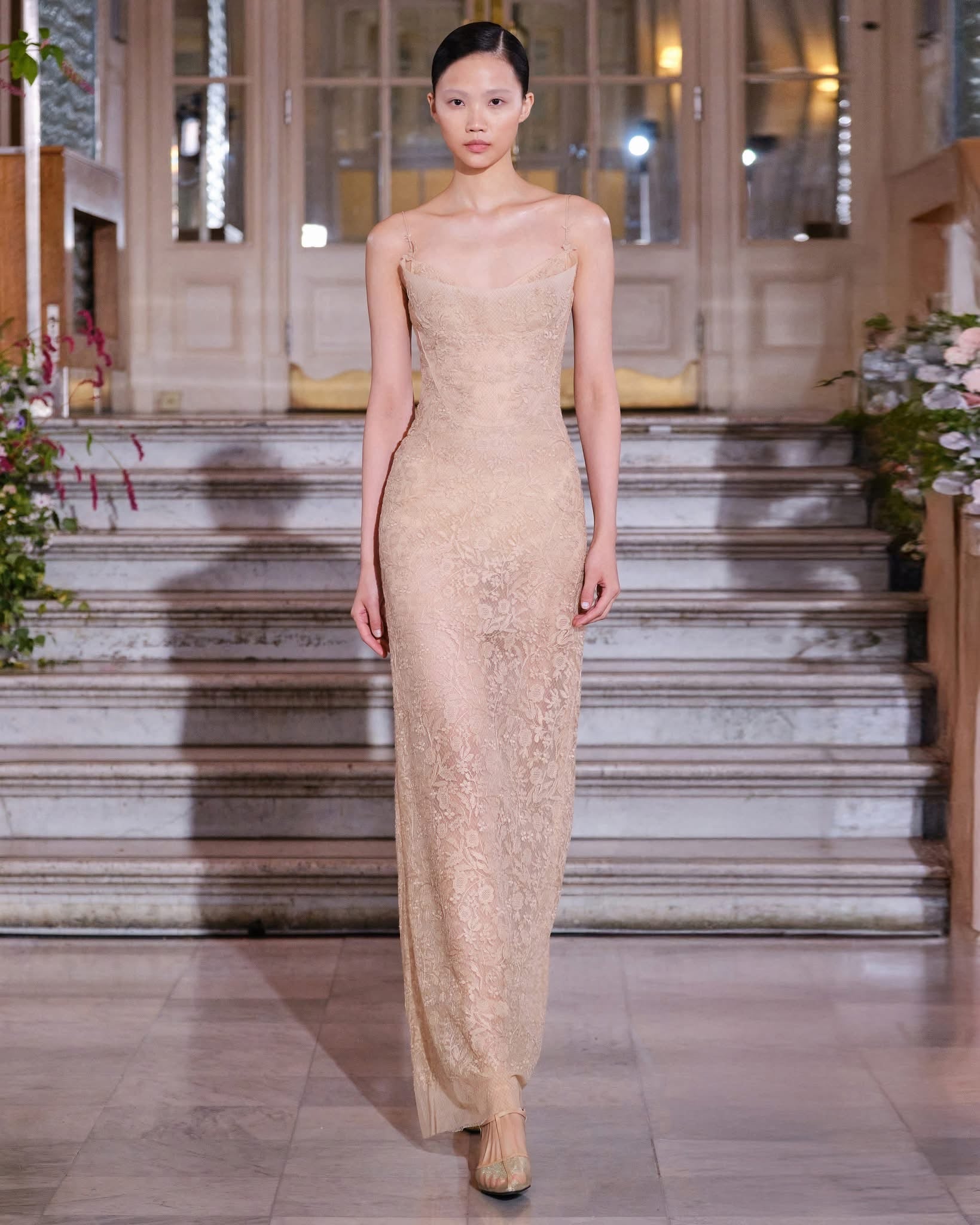 Montsand Nude Lace Maxi Dress Hadlyn Montsand Nude Lace Maxi Dress Hadlyn