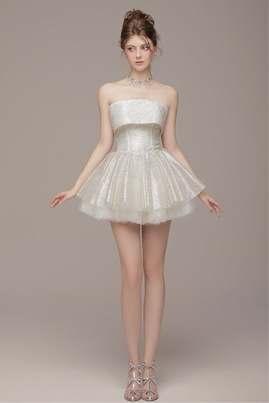 BY JENNY WHITE ALINE SHINING MINI DRESS