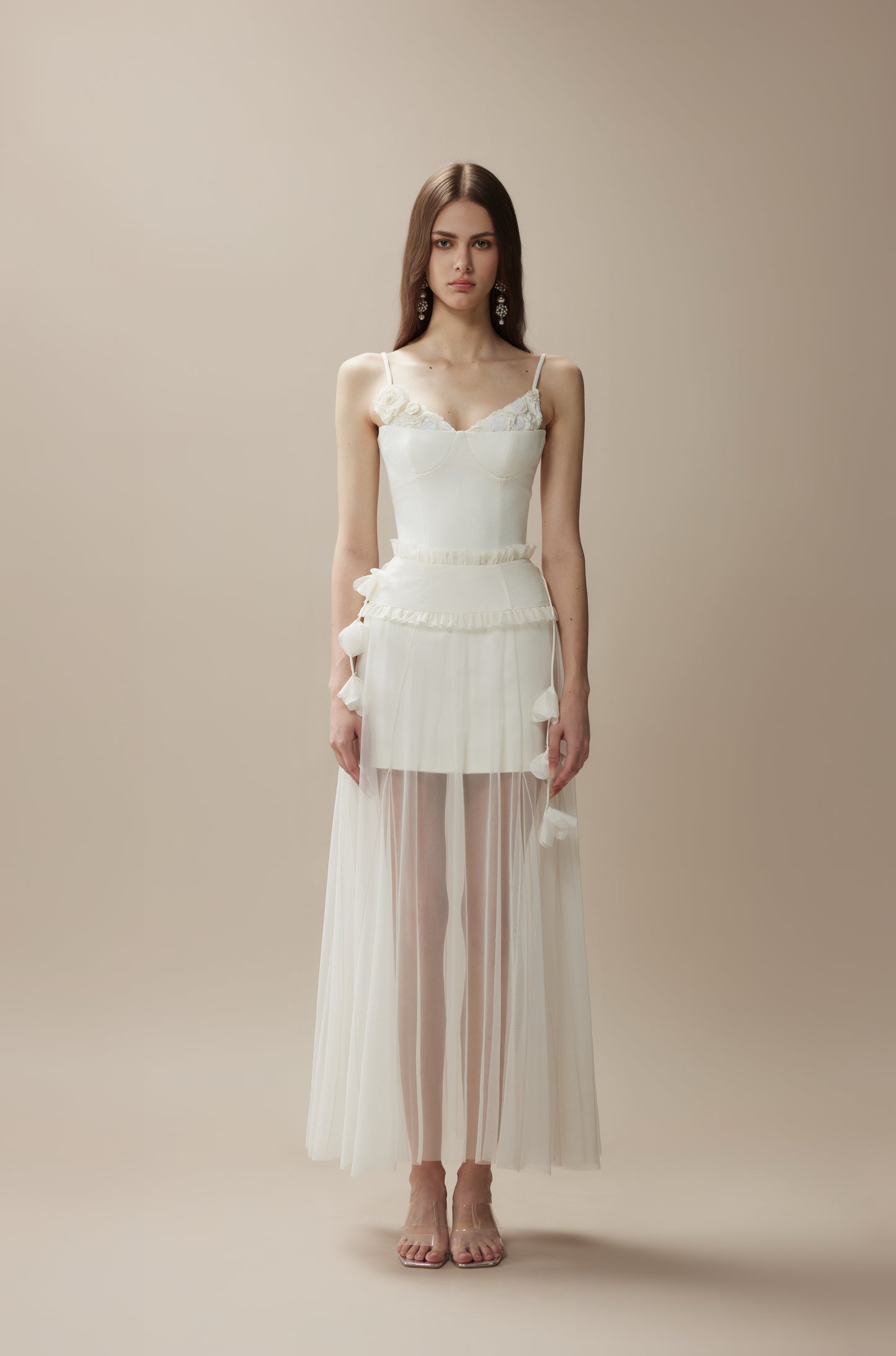 FA SOGNO Black Top & Maxi Skirt
