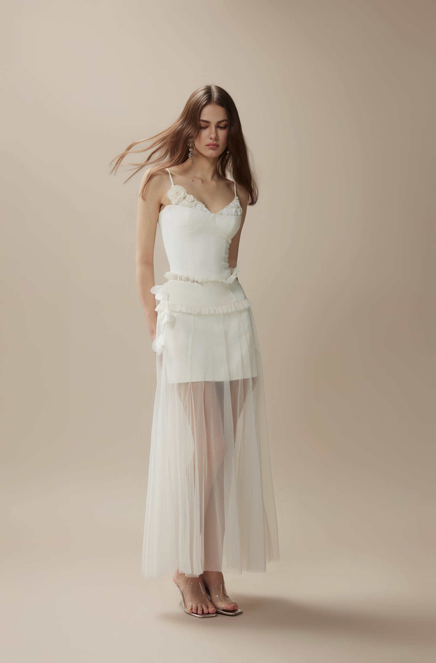 FA SOGNO Black Top & Maxi Skirt