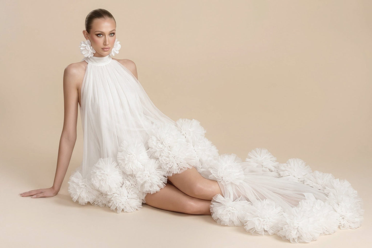 MAEL FEMME Sexy Vacation White Kyriel Mini Dress