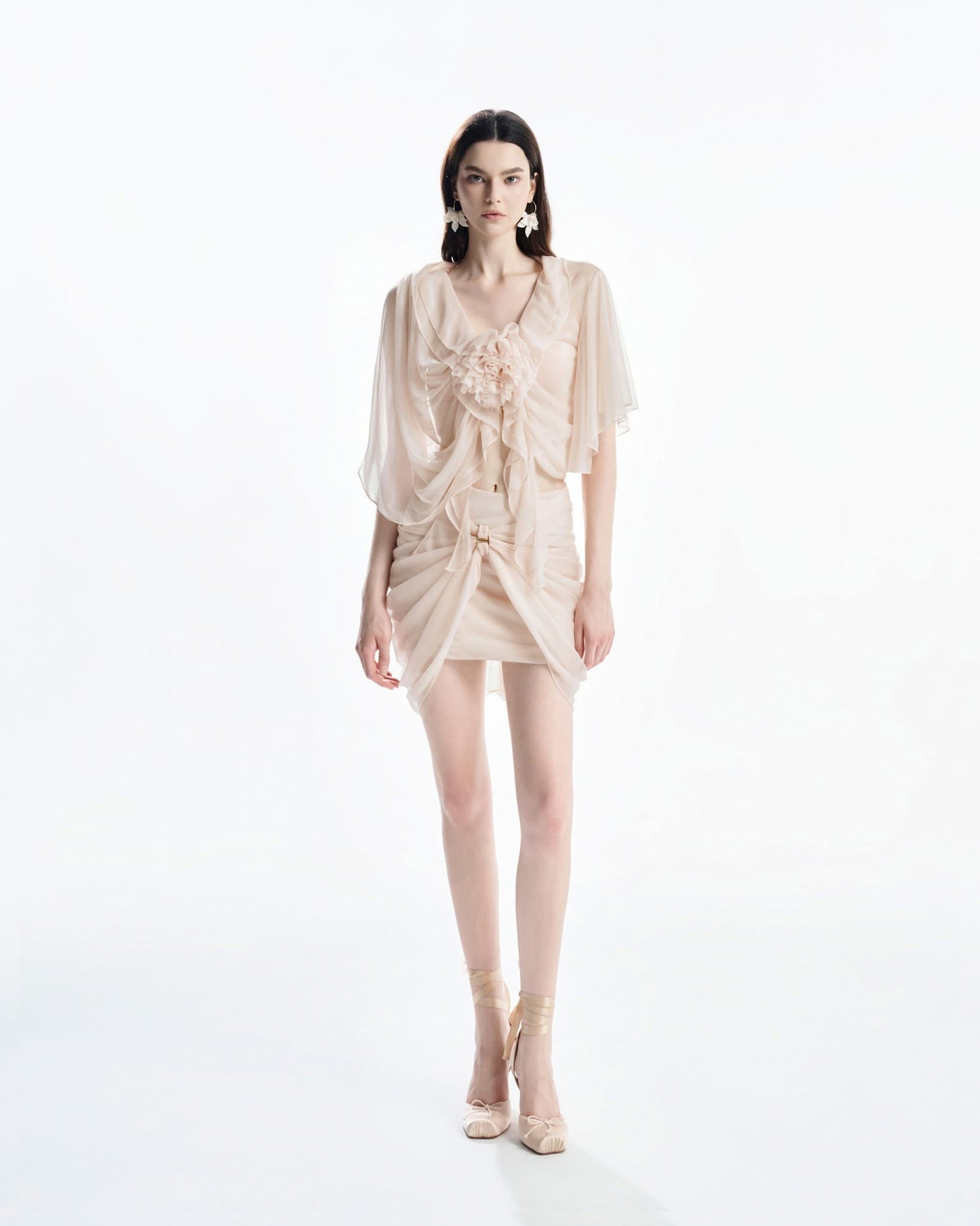 MUSTHAVE Nude Top & Mini skirt