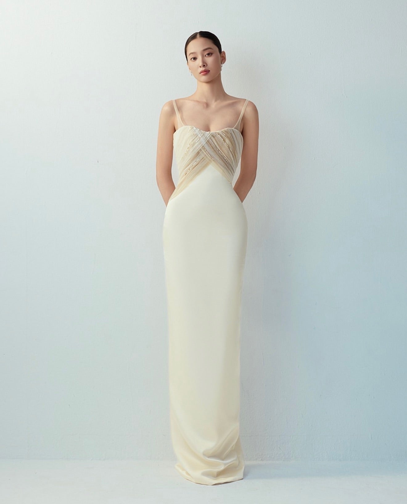 BYDI Elegant Vacation White Niel Maxi Dress
