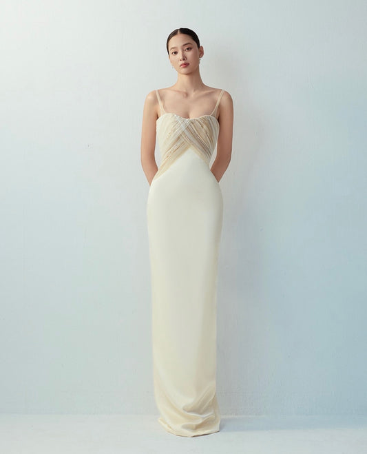 BYDI Elegant Vacation White Niel Maxi Dress