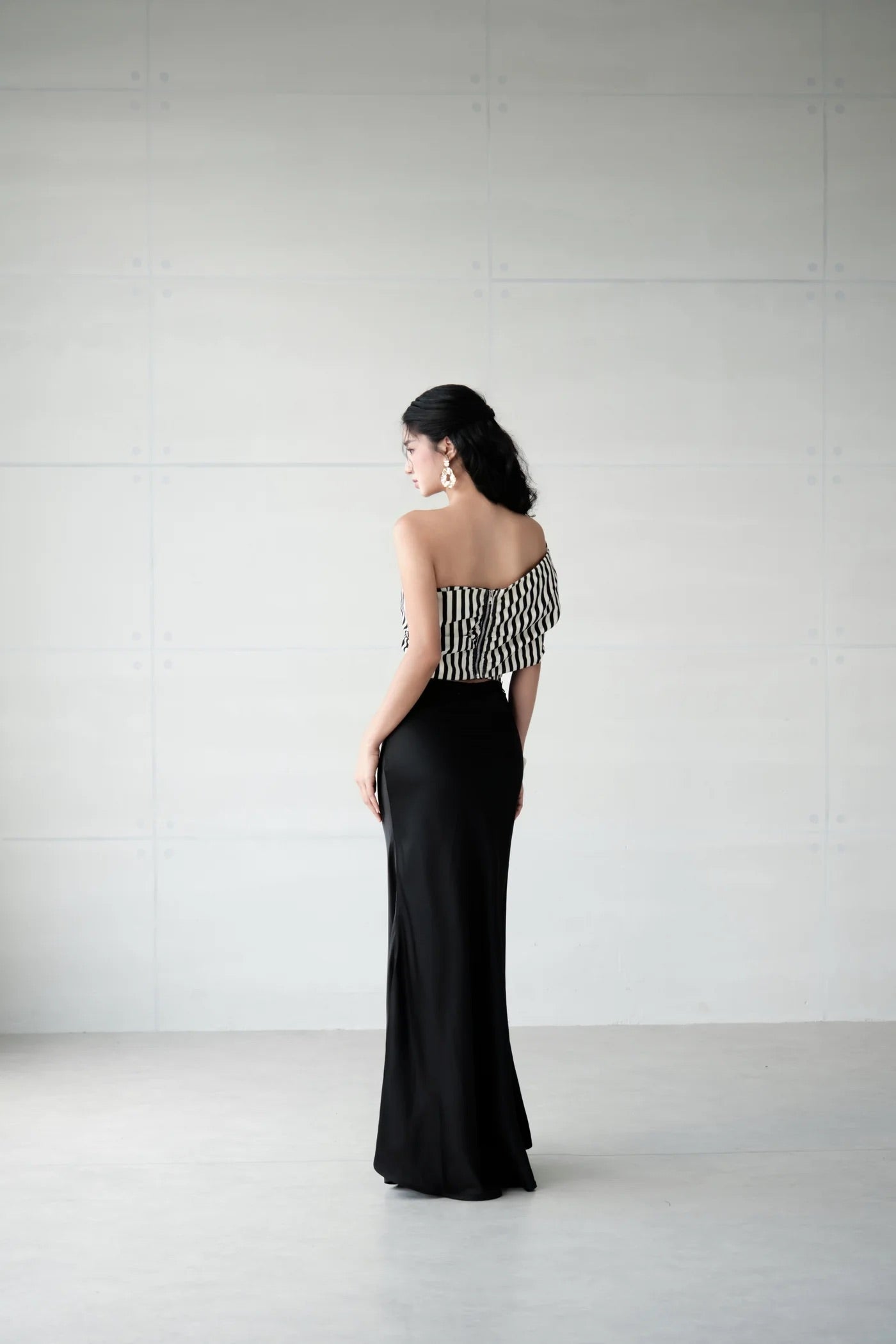 DELICIAE Black Amira Top & Skirt