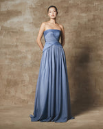 Blue Moon Folded Maxi Dress