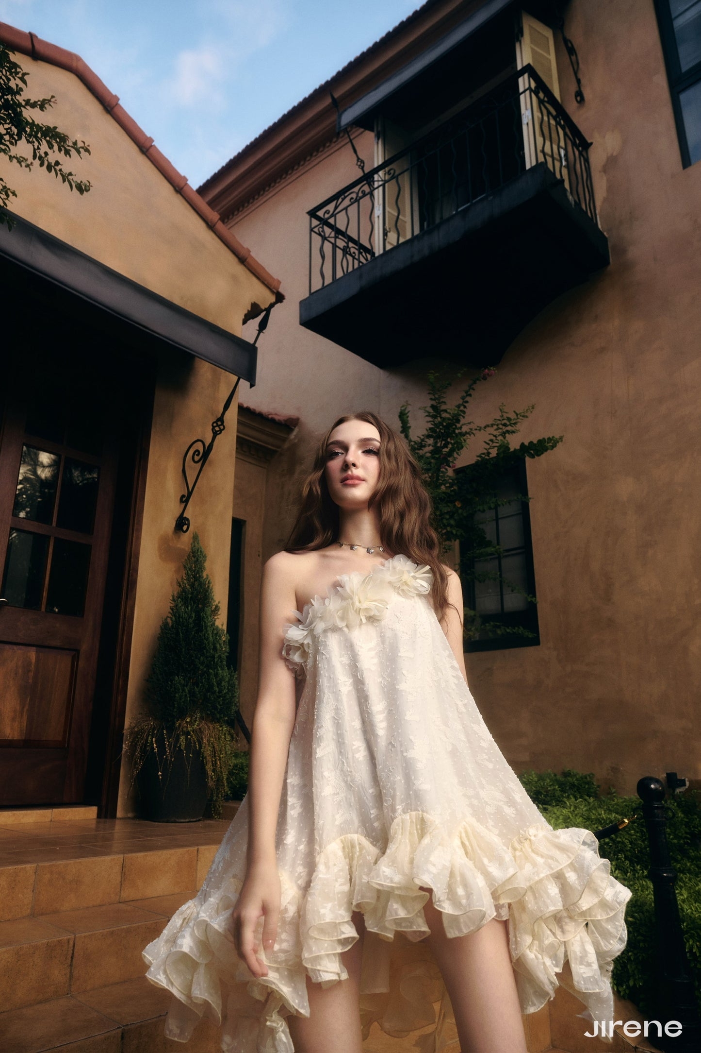 JIRENE White Pixie Mini Dress