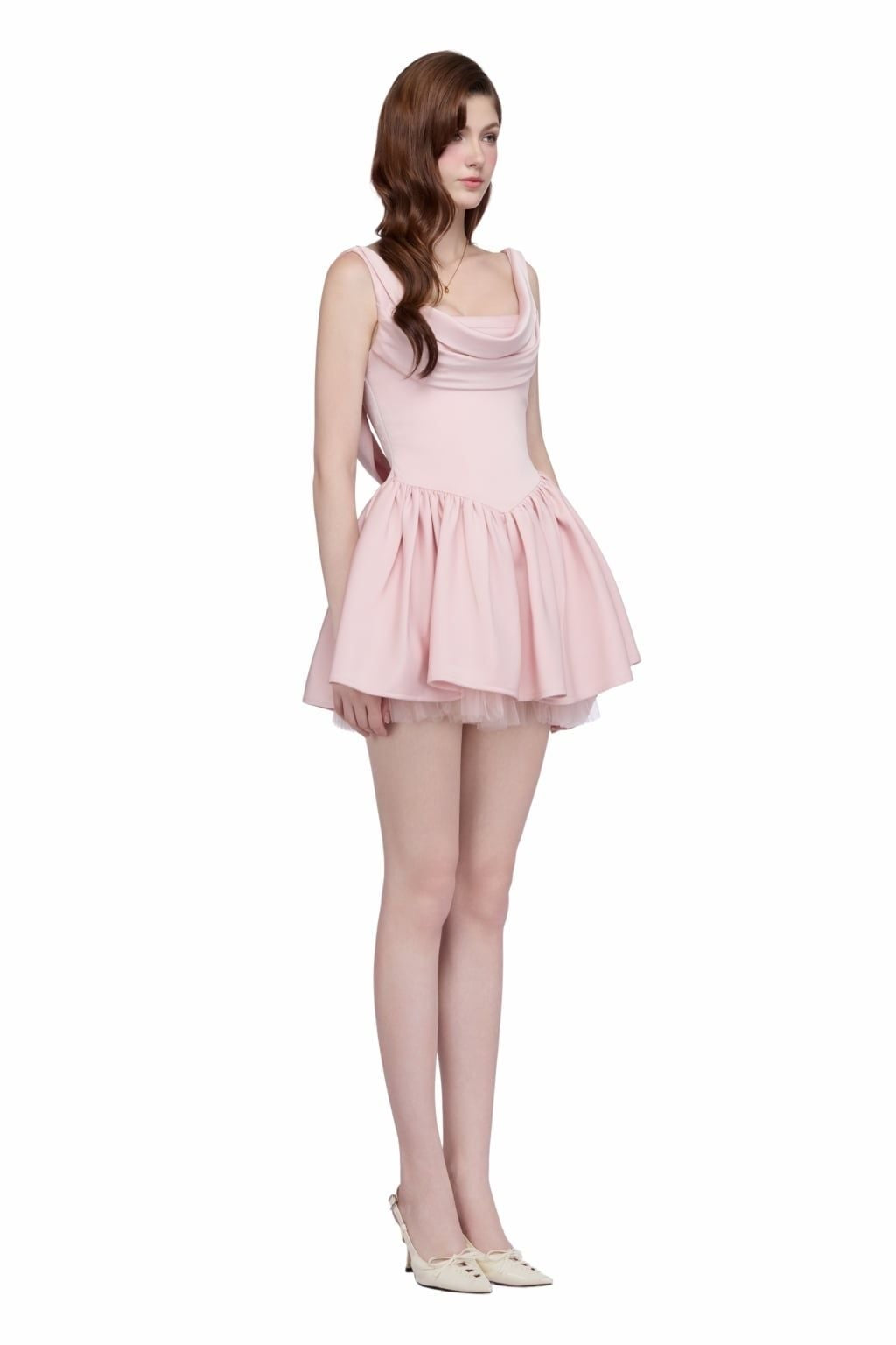 JUBIN Pink Babette Mini Dress