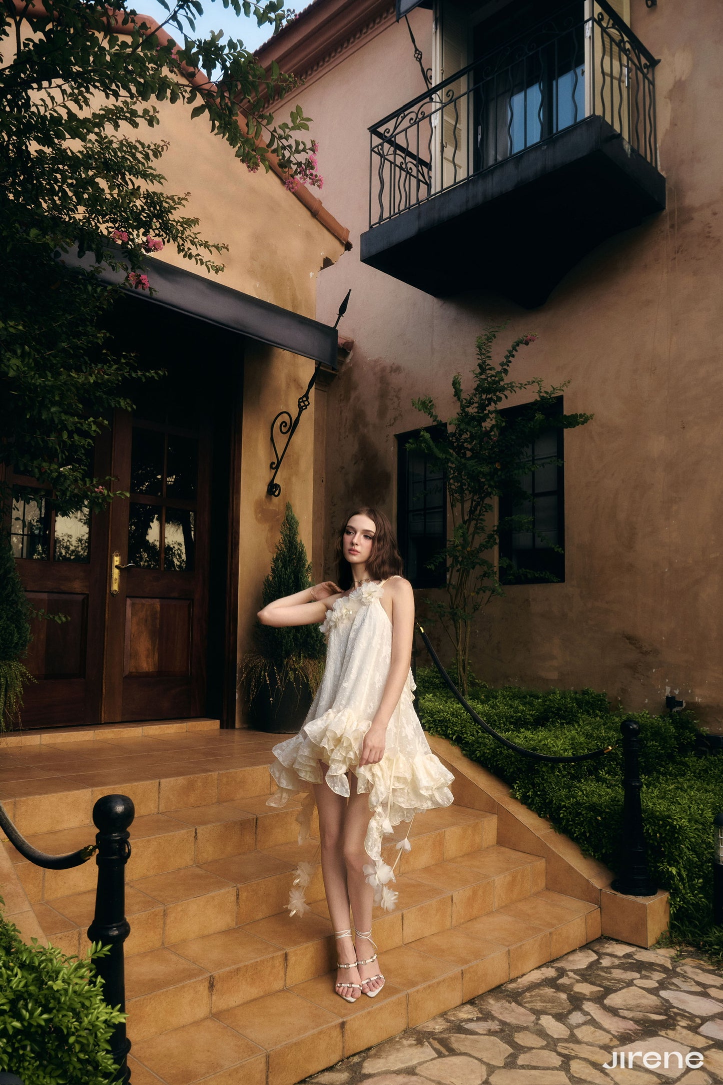 JIRENE White Pixie Mini Dress