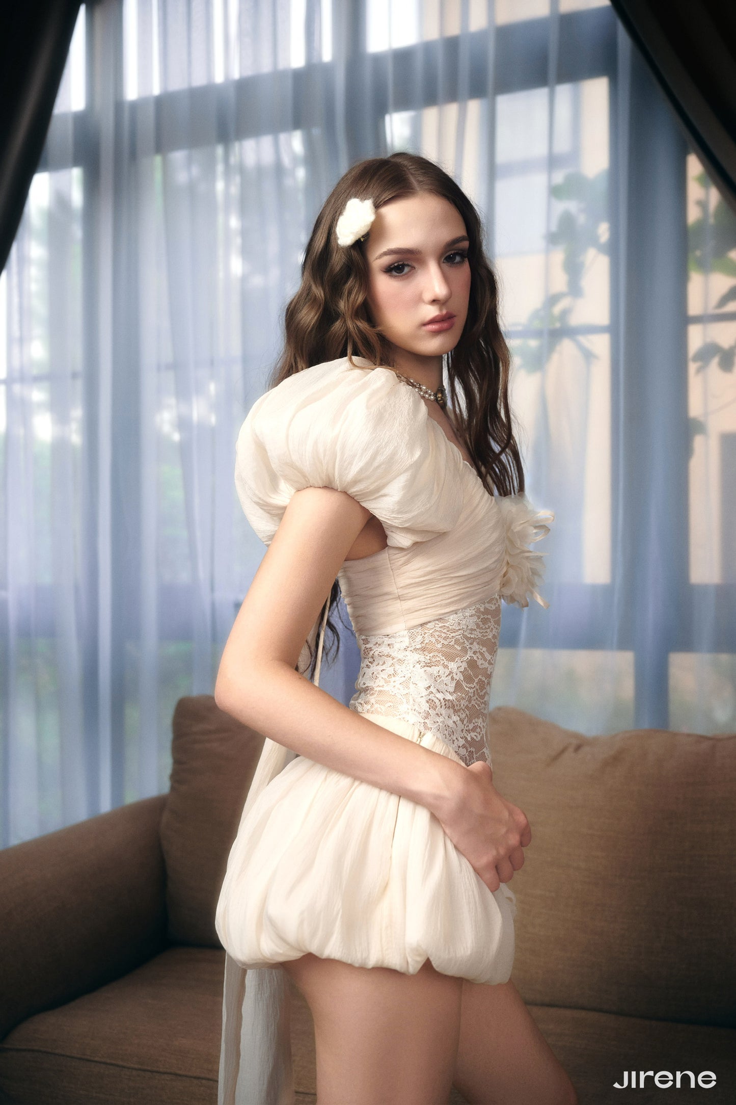 JIRENE White Spellie Mini Dress