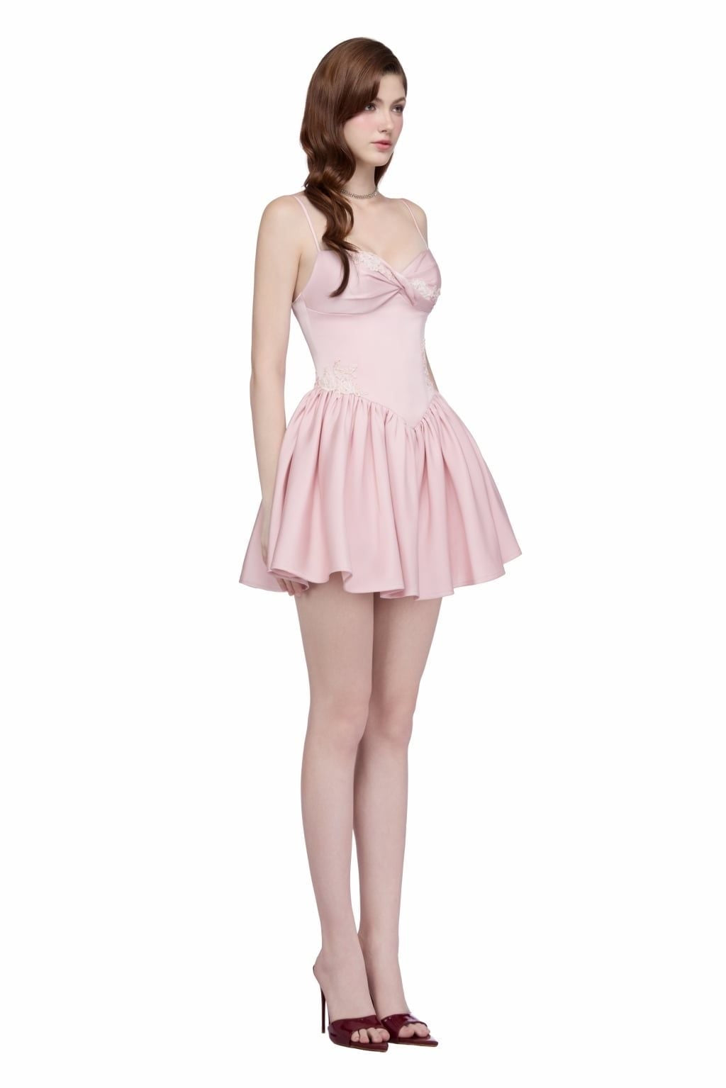 JUBIN Pink Monroe Mini Dress