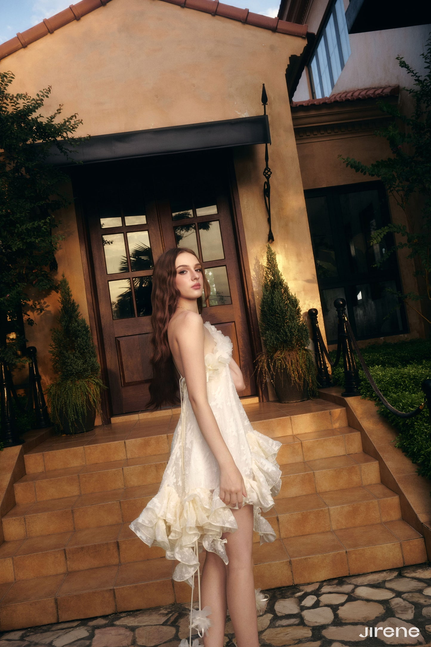 JIRENE White Pixie Mini Dress