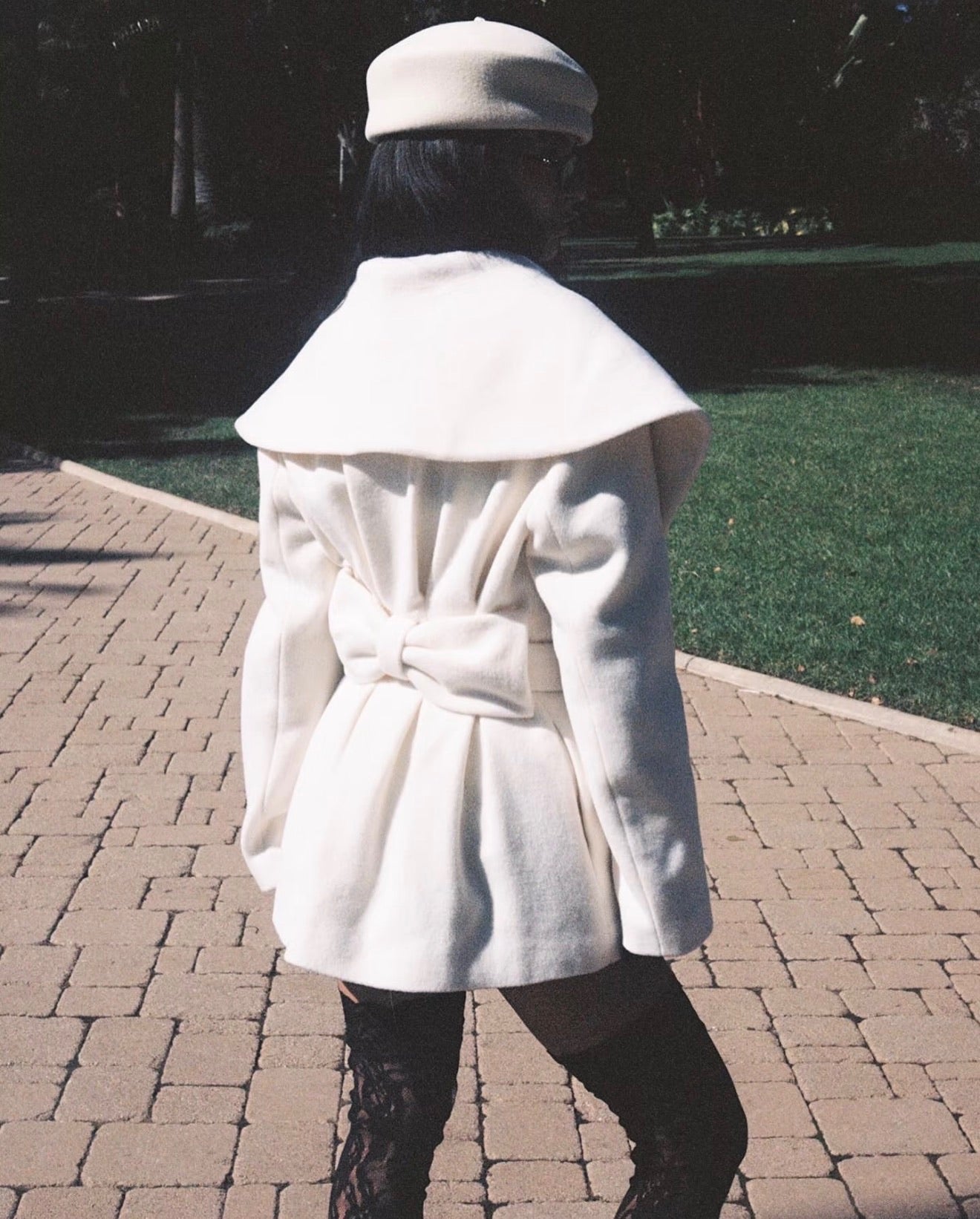 Nana Jacqueline Wool Bow Coat