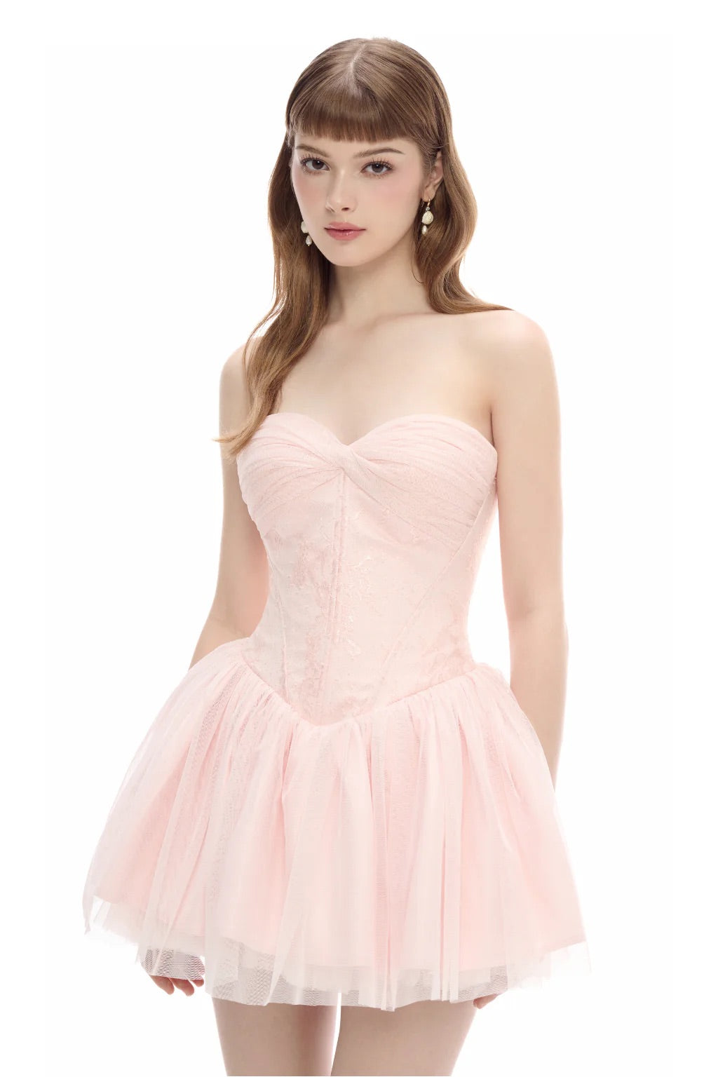 JUBIN Pink Baby Mini Dress
