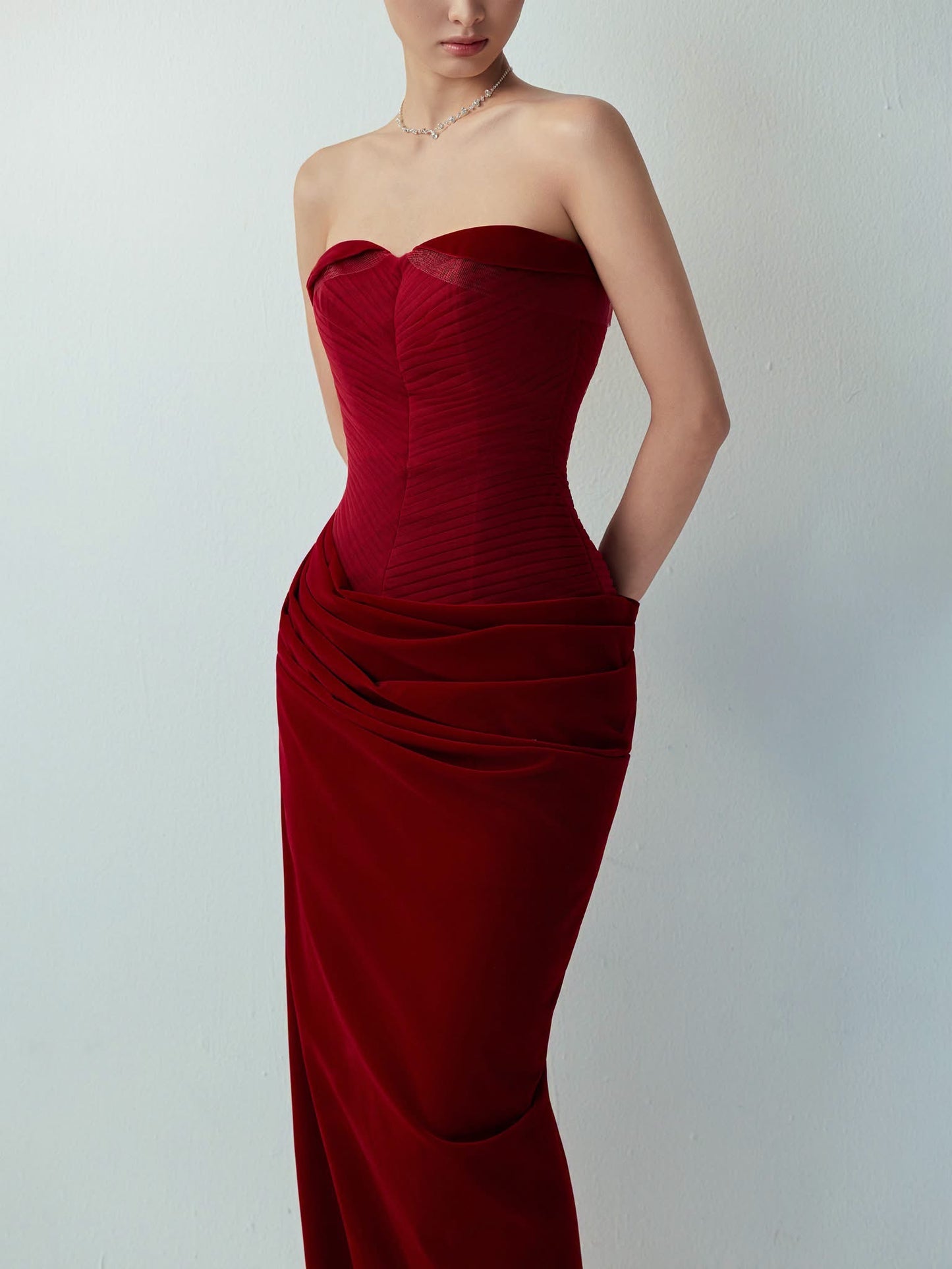BYDI Elegant Vacation Red Eden Maxi Dress