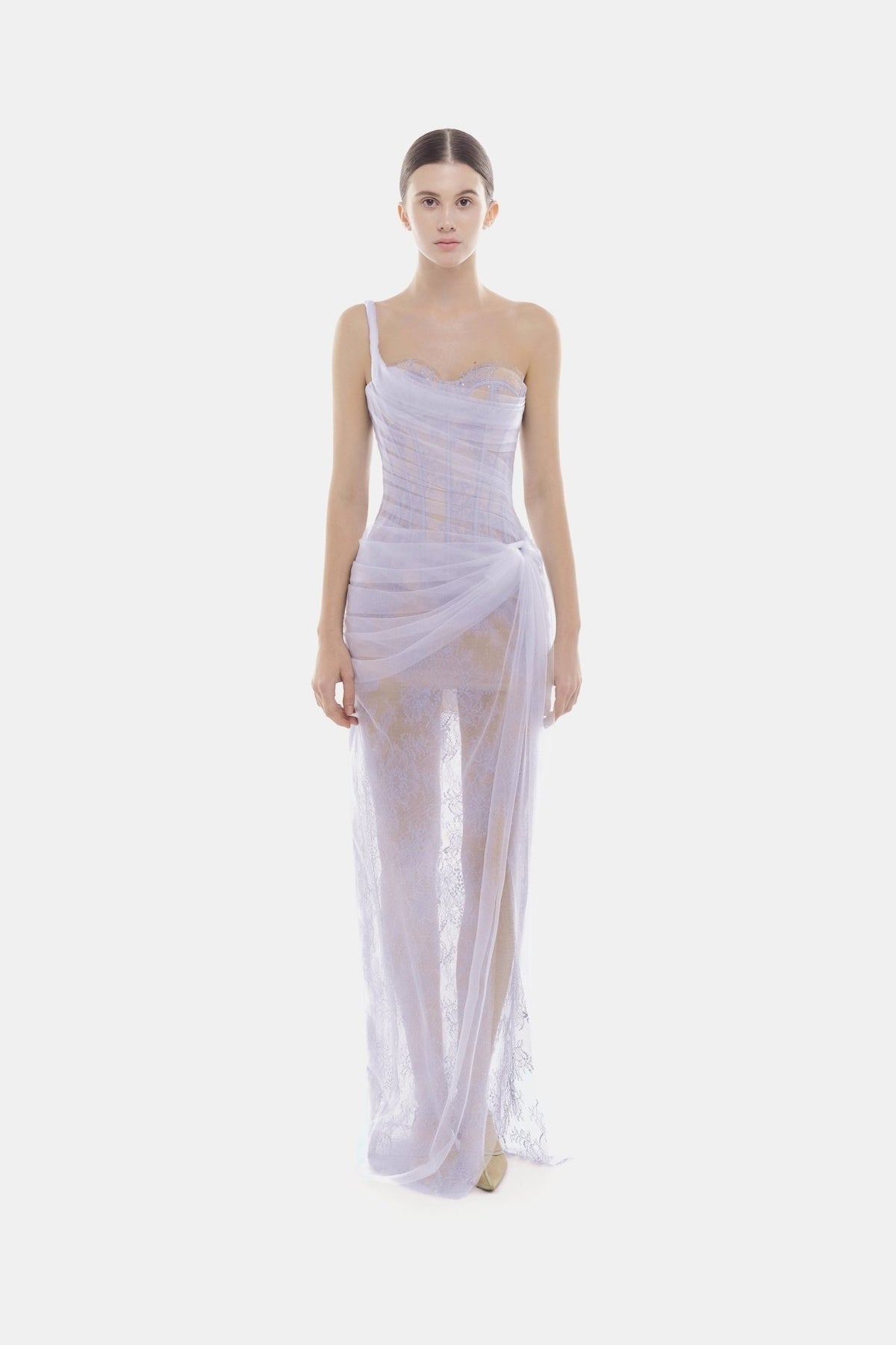 MONTSAND Nude Mara Maxi Dress