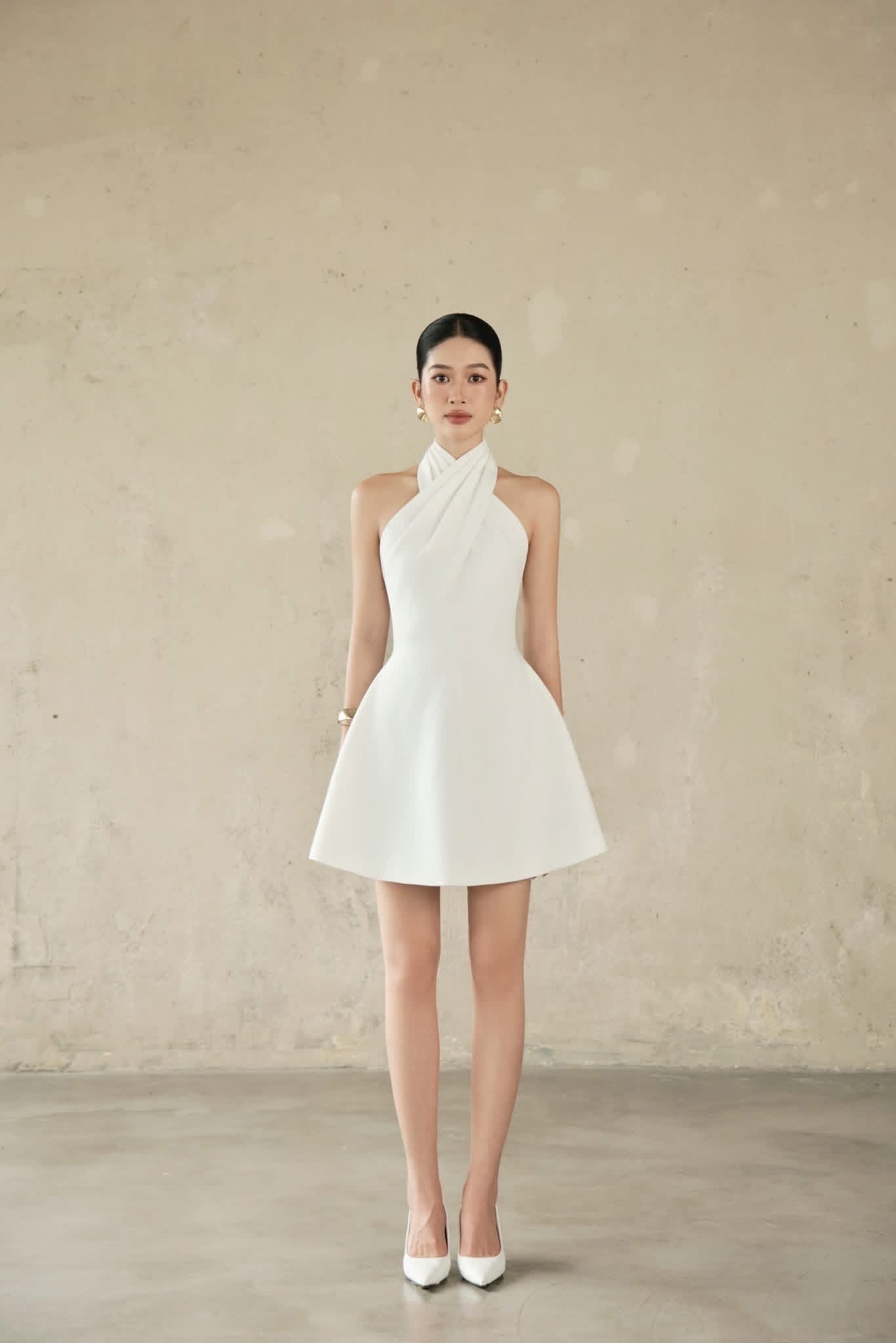 DELICIAE White Kira Mini Dress