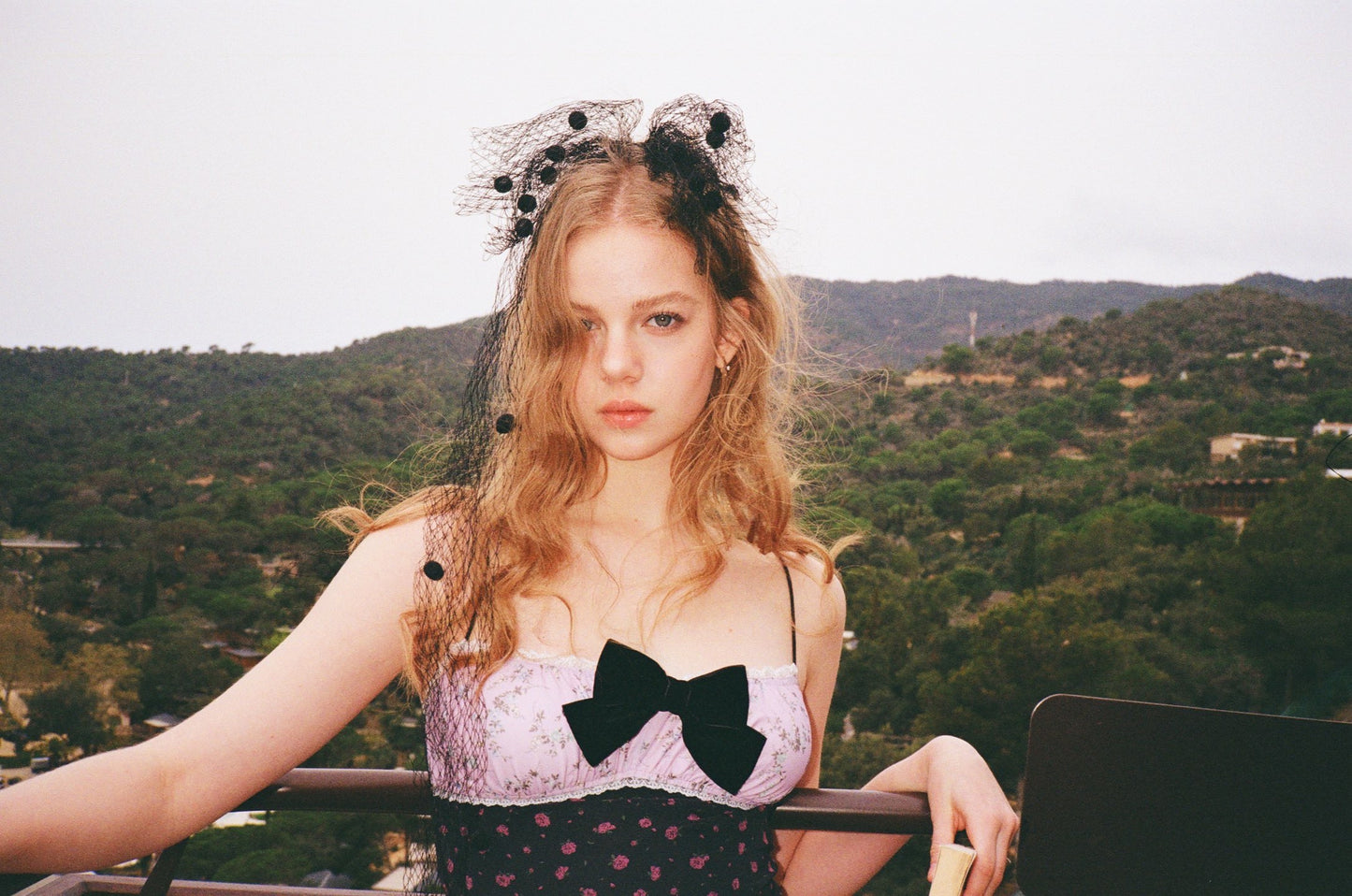 MINPURA Purple Foral Mini Dress