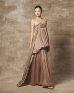 Brown Mosa Maxi Dress